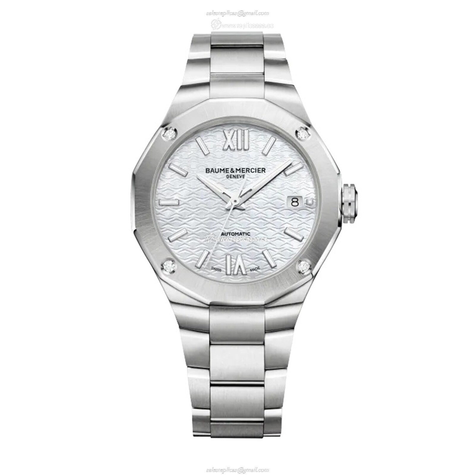 Baume & Mercier Riviera 36mm Unisex details Mother Of Pearl M0A10663 1 Baume & Mercier Riviera 36mm Unisex details Mother Of Pearl M0A10663