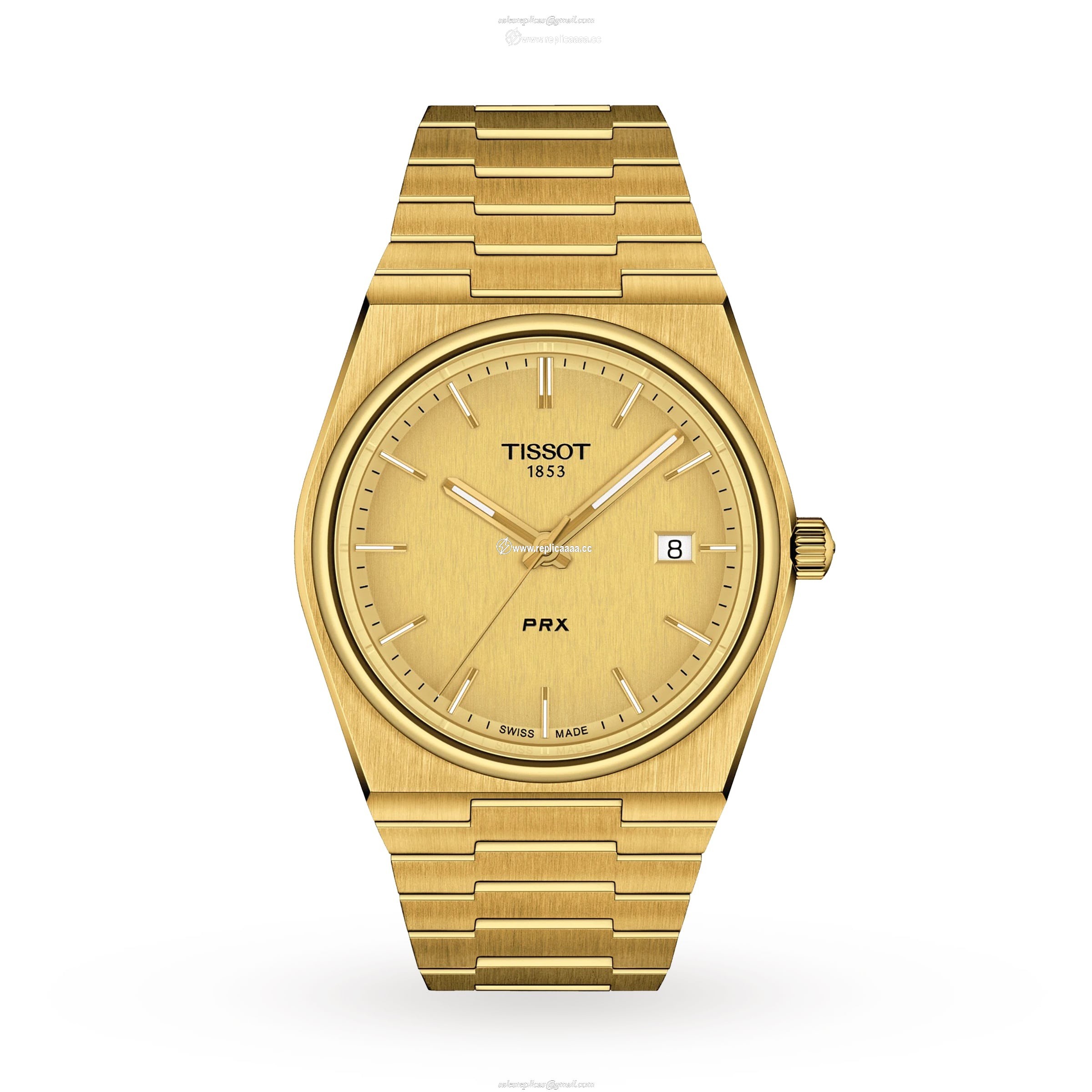 Tissot T-Classic PRX Mens details 40mm T1374103302100 1 Tissot T-Classic PRX Mens details 40mm T1374103302100