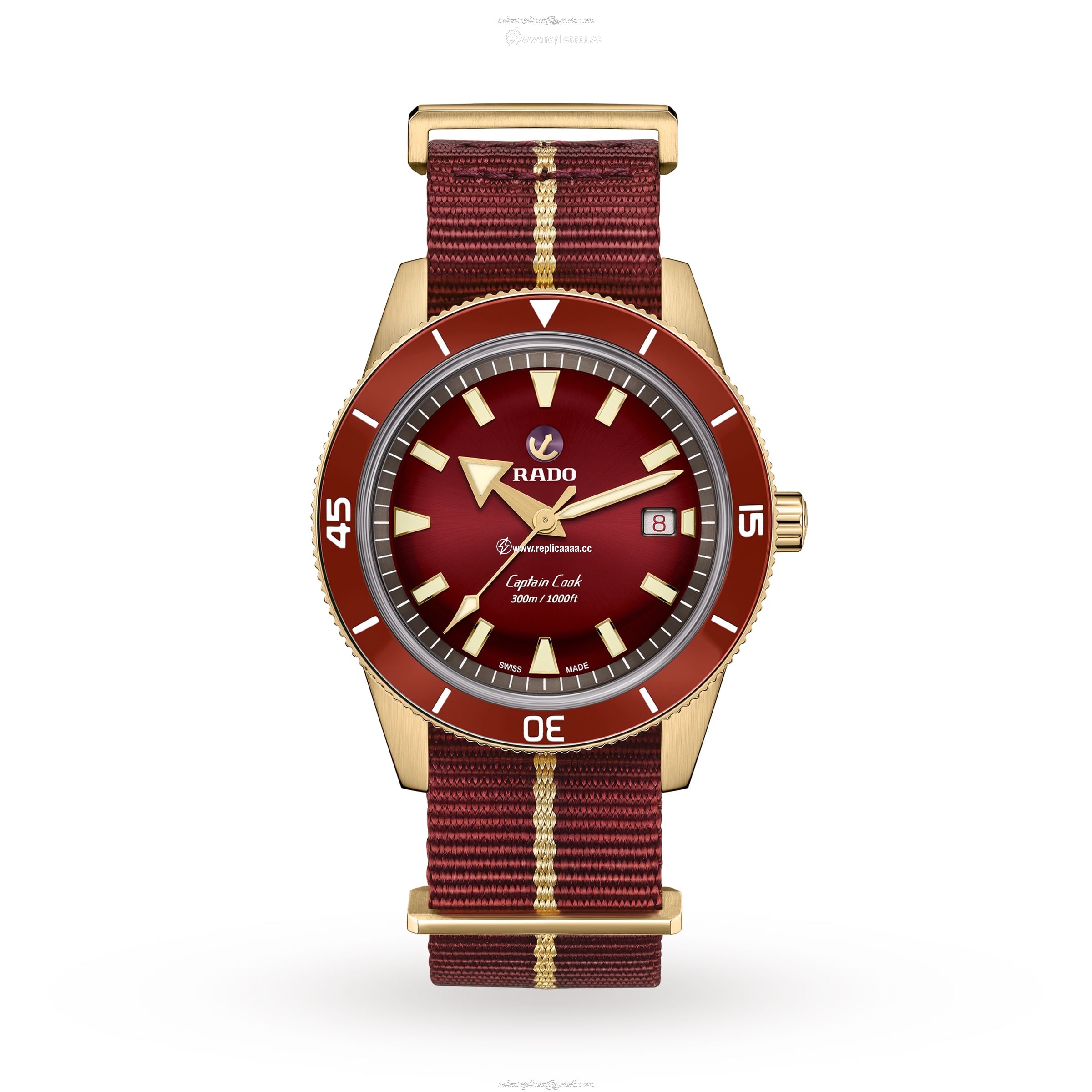 Rado Captain Cook Bronze 42mm Mens details R32504407