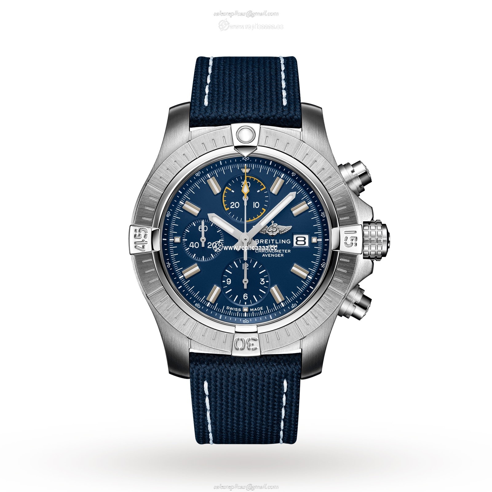 Breitling Avenger Chronograph 45 Stainless Steel details A13317101C1X2 1 Breitling Avenger Chronograph 45 Stainless Steel details A13317101C1X2