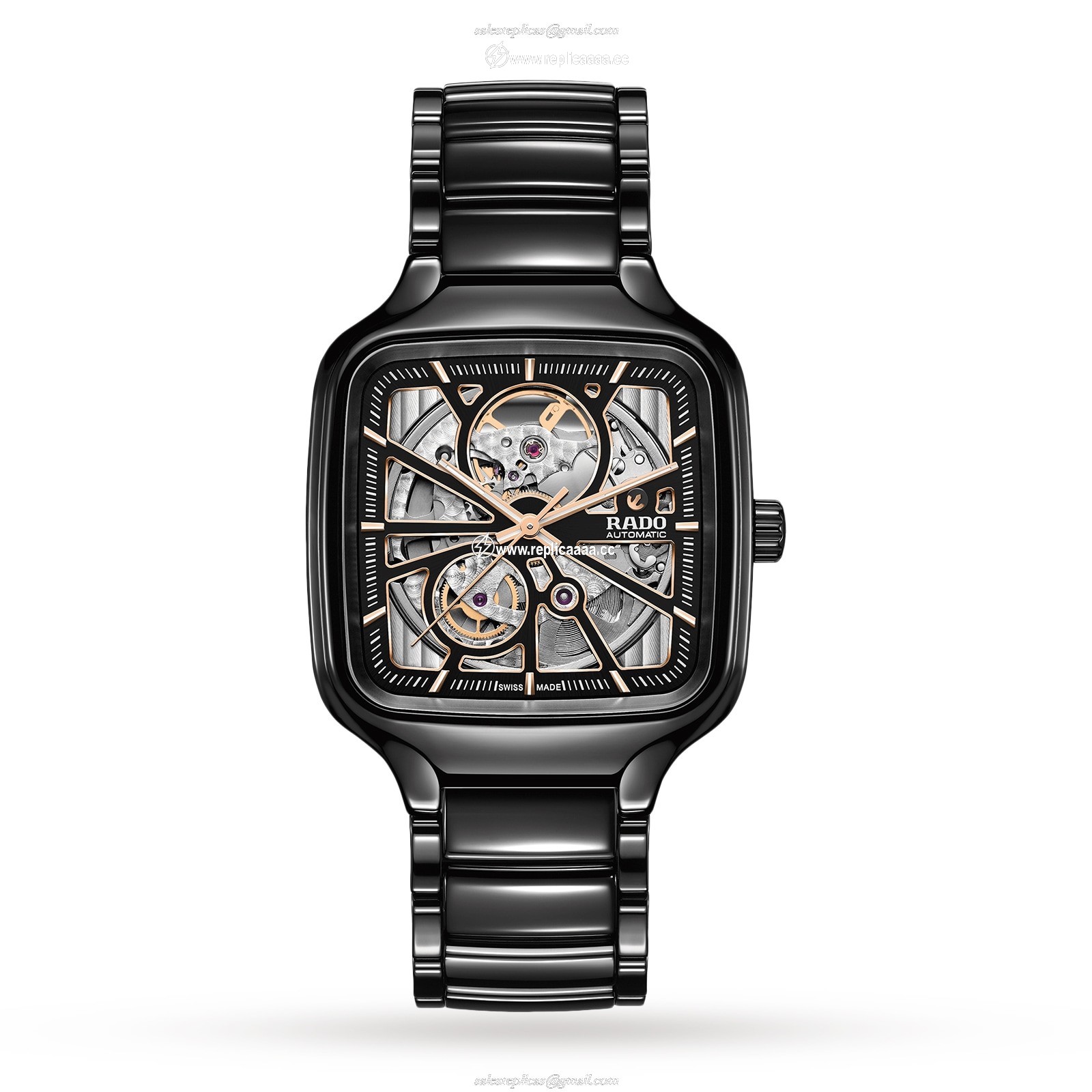 Rado True Square Open Heart Unisex details R27086162 1 Rado True Square Open Heart Unisex details R27086162