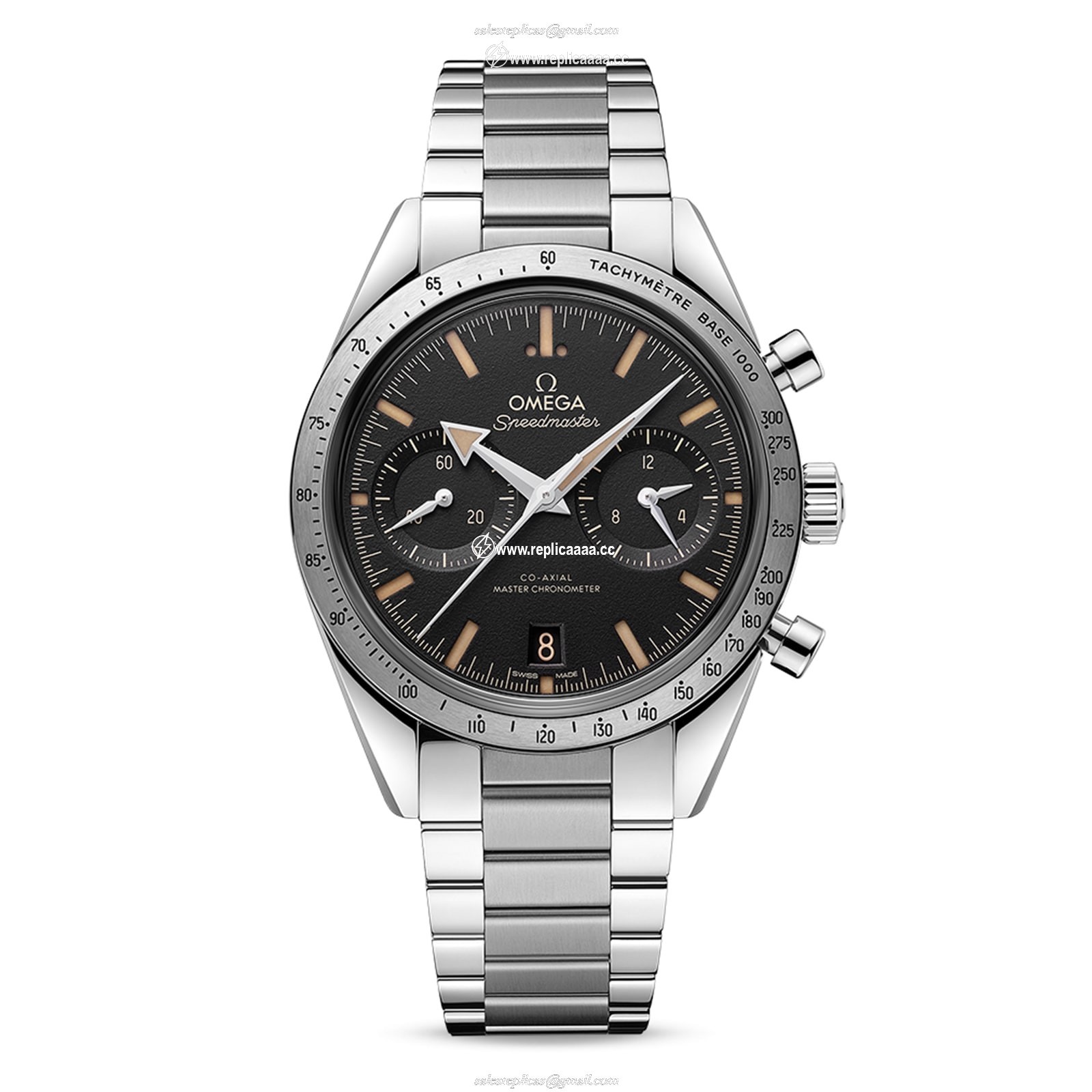 Omega Speedmaster 57 Co-Axial Master Chronometer Chronograph 40.5mm Mens details Black O33210415101001 1 Omega Speedmaster 57 Co-Axial Master Chronometer Chronograph 40.5mm Mens details Black O33210415101001