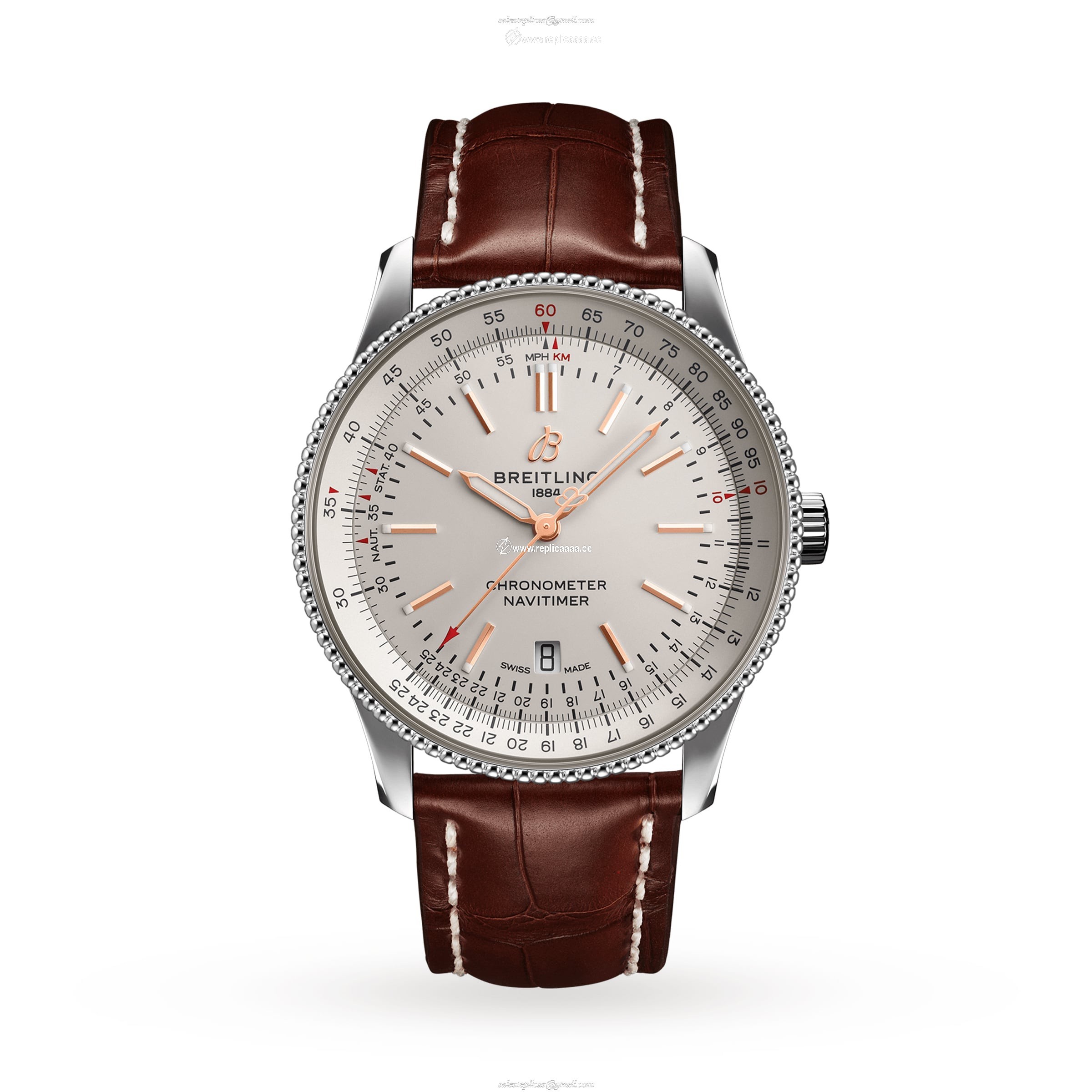 Breitling Navitimer Automatic 41 Leather Strap details A17326211G1P1 1 Breitling Navitimer Automatic 41 Leather Strap details A17326211G1P1