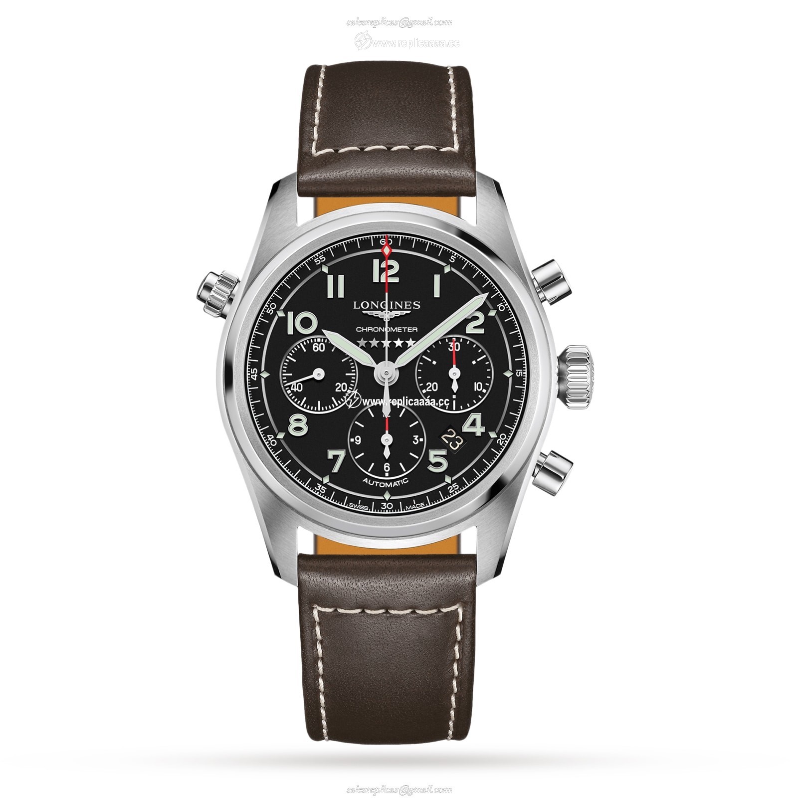Longines Spirit 42mm Mens details L38204530