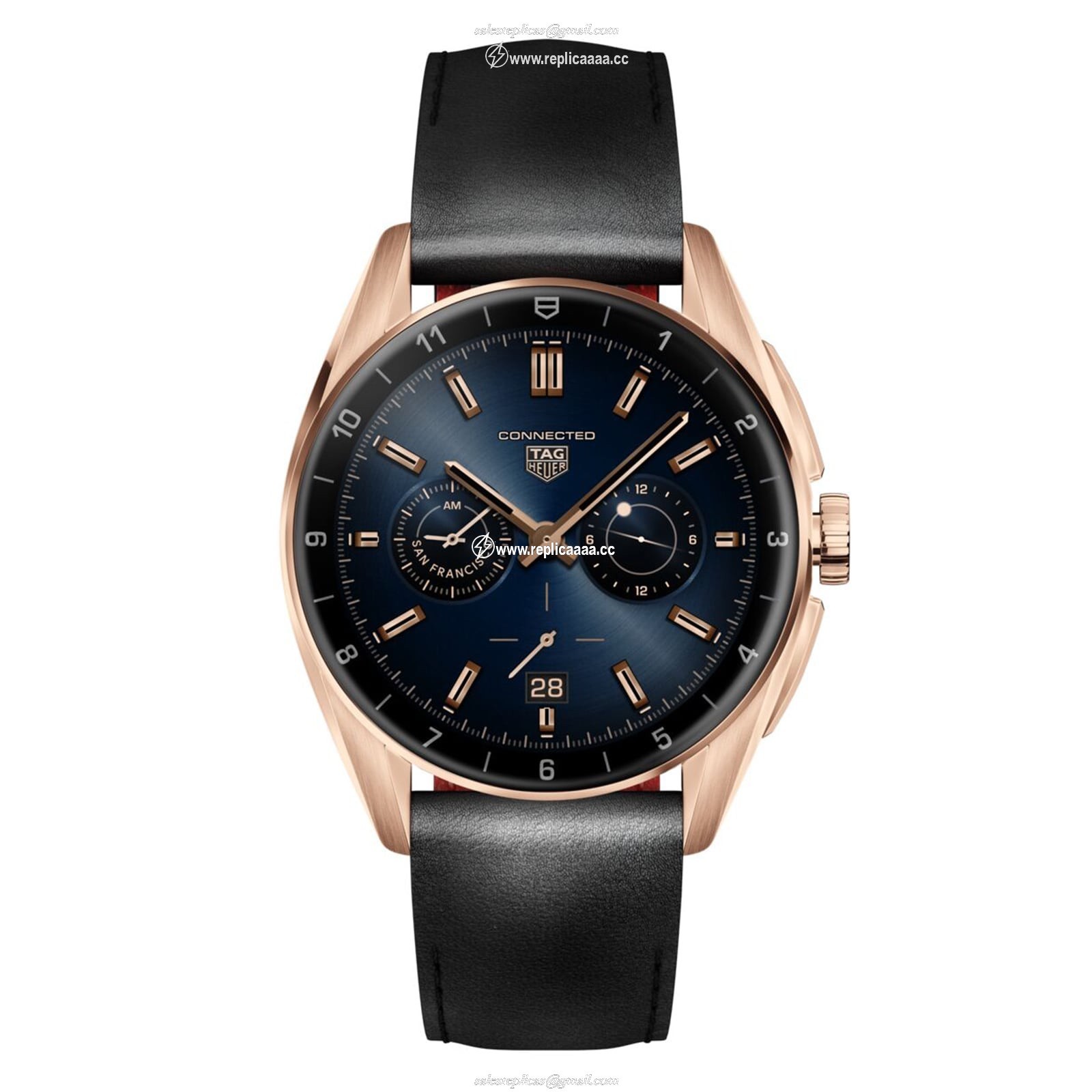 TAG Heuer Connected Calibre E4 Golden Bright Edition 42mm Mens details SBR8011.BC6652 1 TAG Heuer Connected Calibre E4 Golden Bright Edition 42mm Mens details SBR8011.BC6652