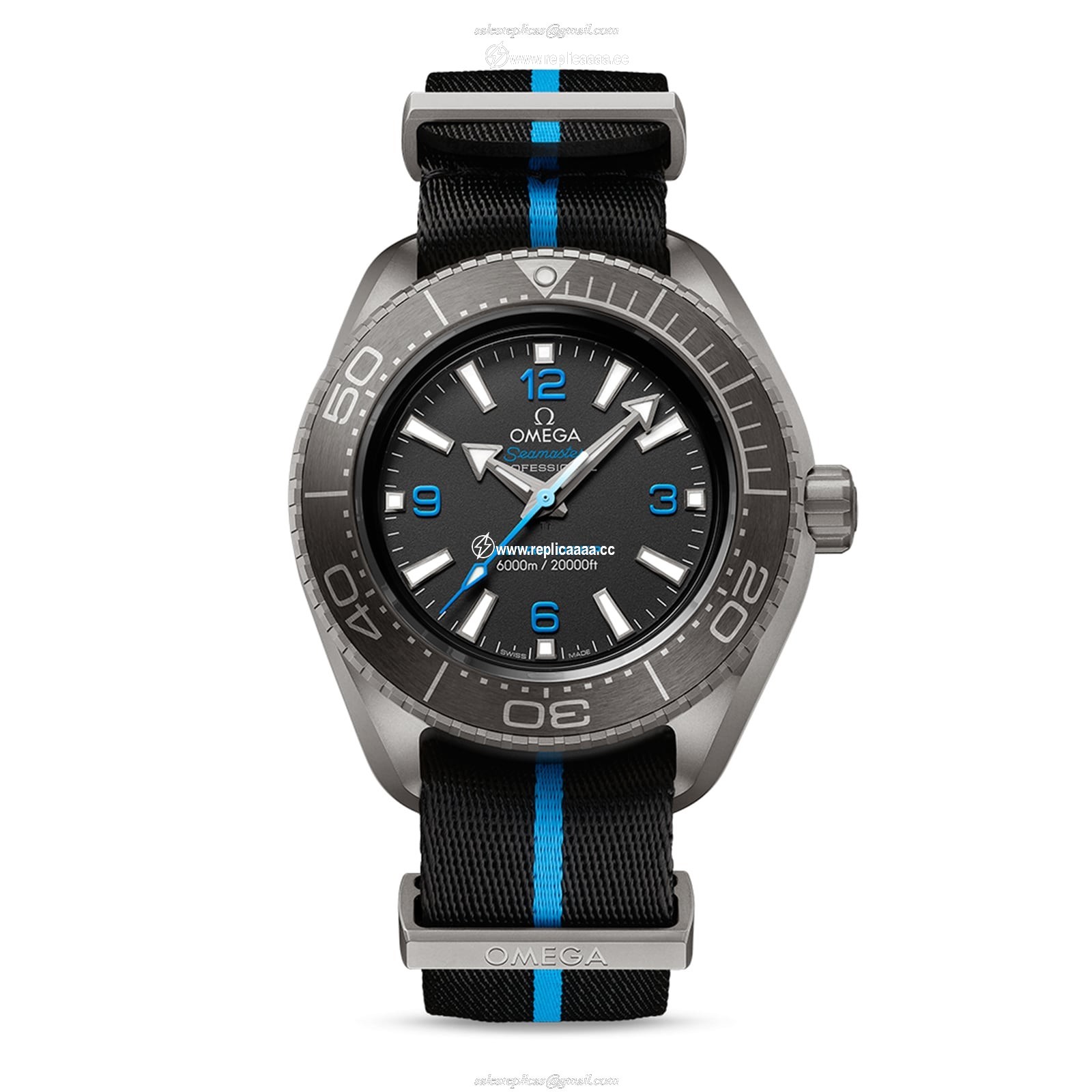 Omega Seamaster Planet Ocean Ultra Deep 6000m Co-Axial Master Chronometer 45.5mm Mens details Black O21592462101001