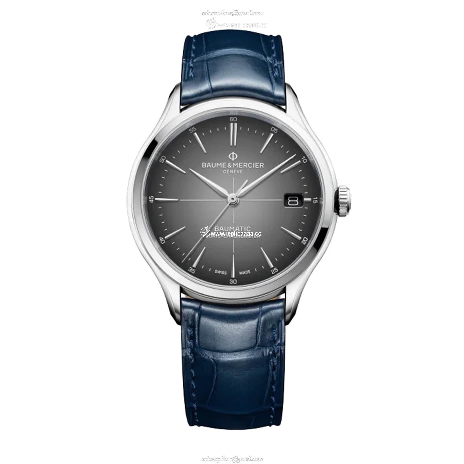 Baume & Mercier Clifton COSC Certified 40mm Mens details Leather M0A10550 1 Baume & Mercier Clifton COSC Certified 40mm Mens details Leather M0A10550