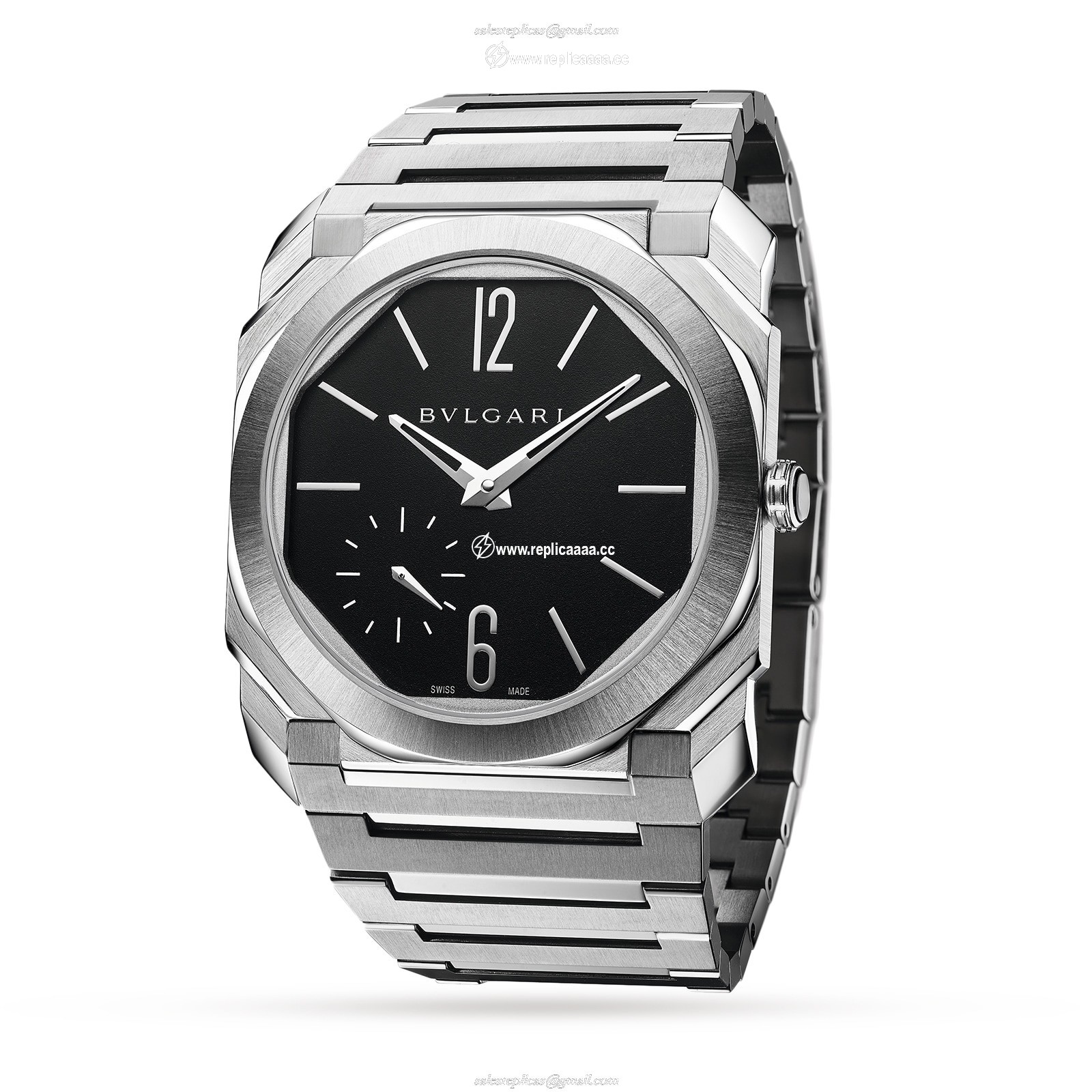 Bvlgari Octo Finissimo 40mm Black Dial Automatic Stainless Steel Mens details 103297 1 Bvlgari Octo Finissimo 40mm Black Dial Automatic Stainless Steel Mens details 103297