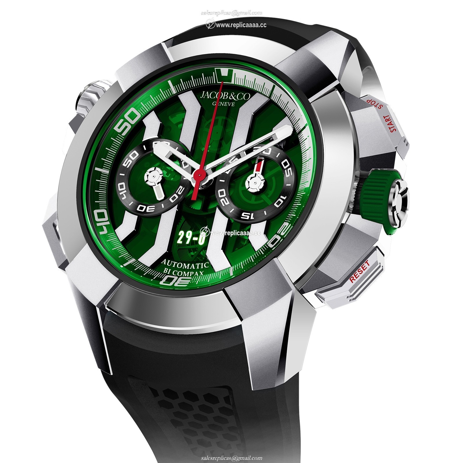 Jacob & Co Epic X Chrono Titanium Khabib EC323.20.AB.AB.BBRUA