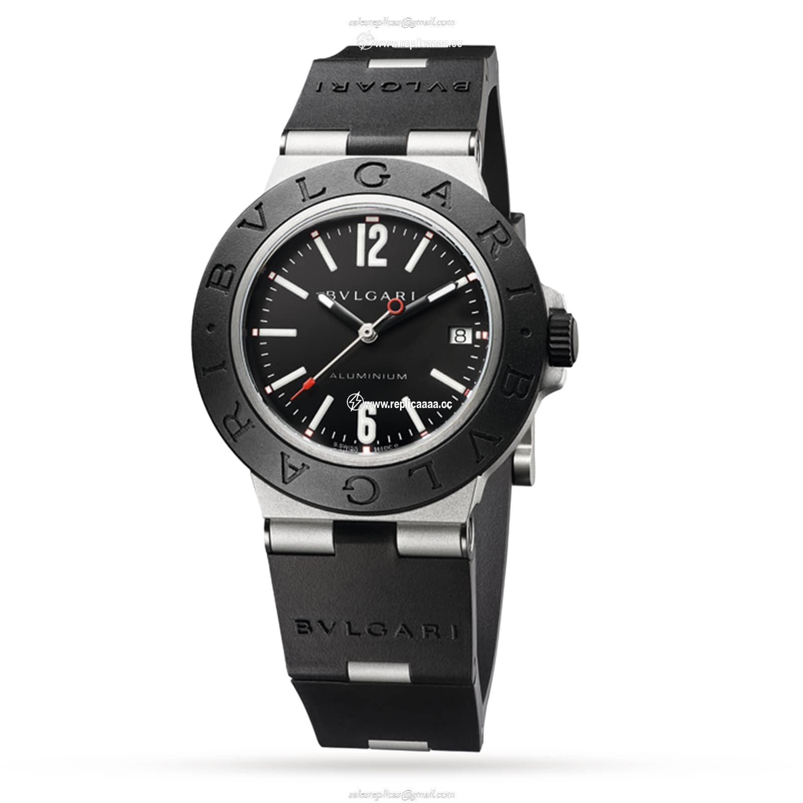 Bvlgari Bvlgari Aluminium 40mm Mens details 103445 1 Bvlgari Bvlgari Aluminium 40mm Mens details 103445