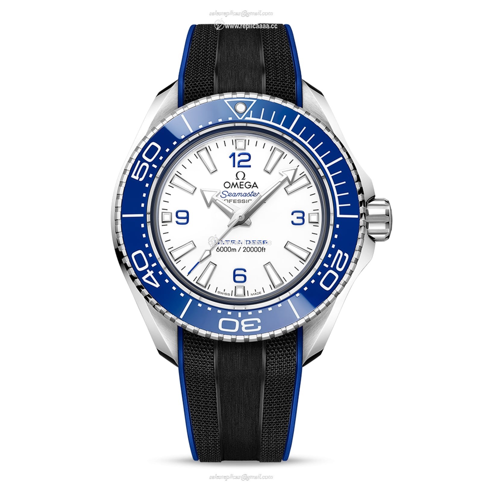Omega Seamaster Planet Ocean Ultra Deep 6000m Co-Axial Master Chronometer 45.5mm Mens details White O21532462104001