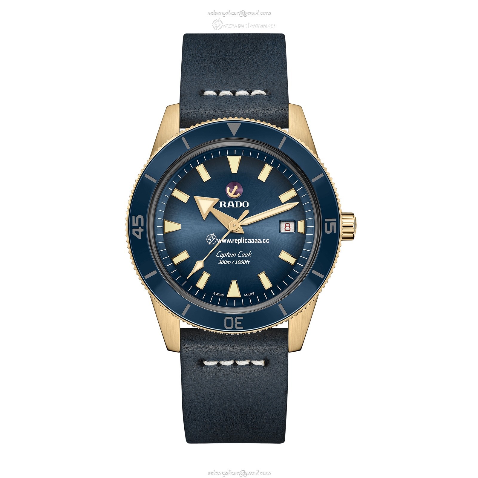 Rado Captain Cook Automatic Bronze Mens details R32504205