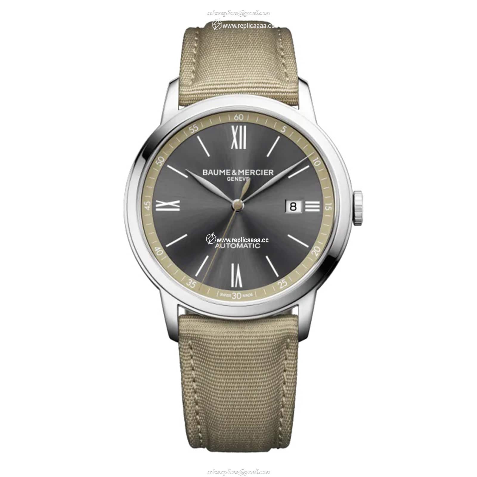 Baume & Mercier Classima 42mm Mens details Grey M0A10695