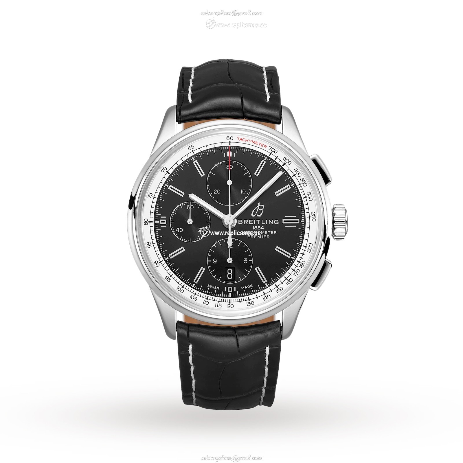 Breitling Premier Chronograph Automatic 42 Stainless Steel details A13315351B1P1