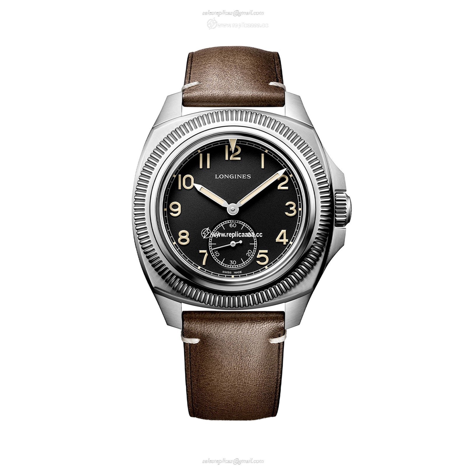 Longines Pilot Majetek 43mm Mens details Black L28384530 1 Longines Pilot Majetek 43mm Mens details Black L28384530