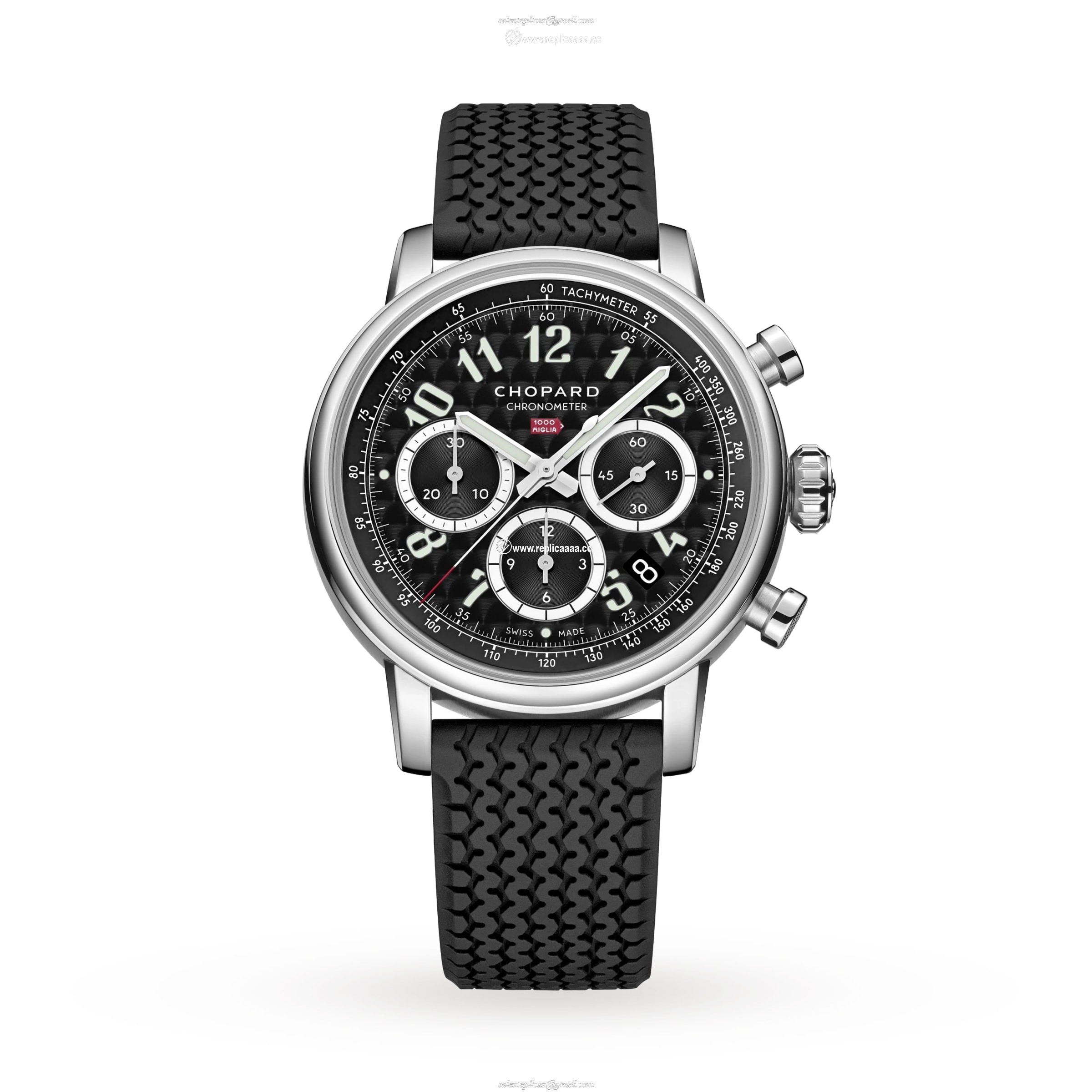 Chopard Mille Miglia Classic Chronograph Automatic Chopard Lucent Steel 40.5mm Mens details 168619-3001 1 Chopard Mille Miglia Classic Chronograph Automatic Chopard Lucent Steel 40.5mm Mens details 168619-3001