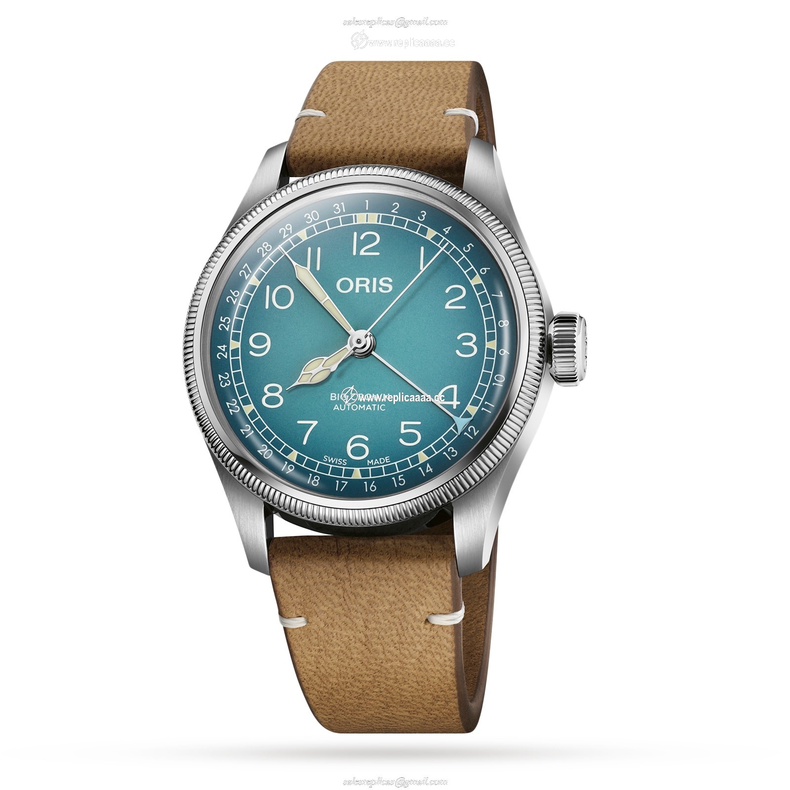 Oris Big Crown X Cervo Volante 38mm Mens details 01 754 7779 4065-SET