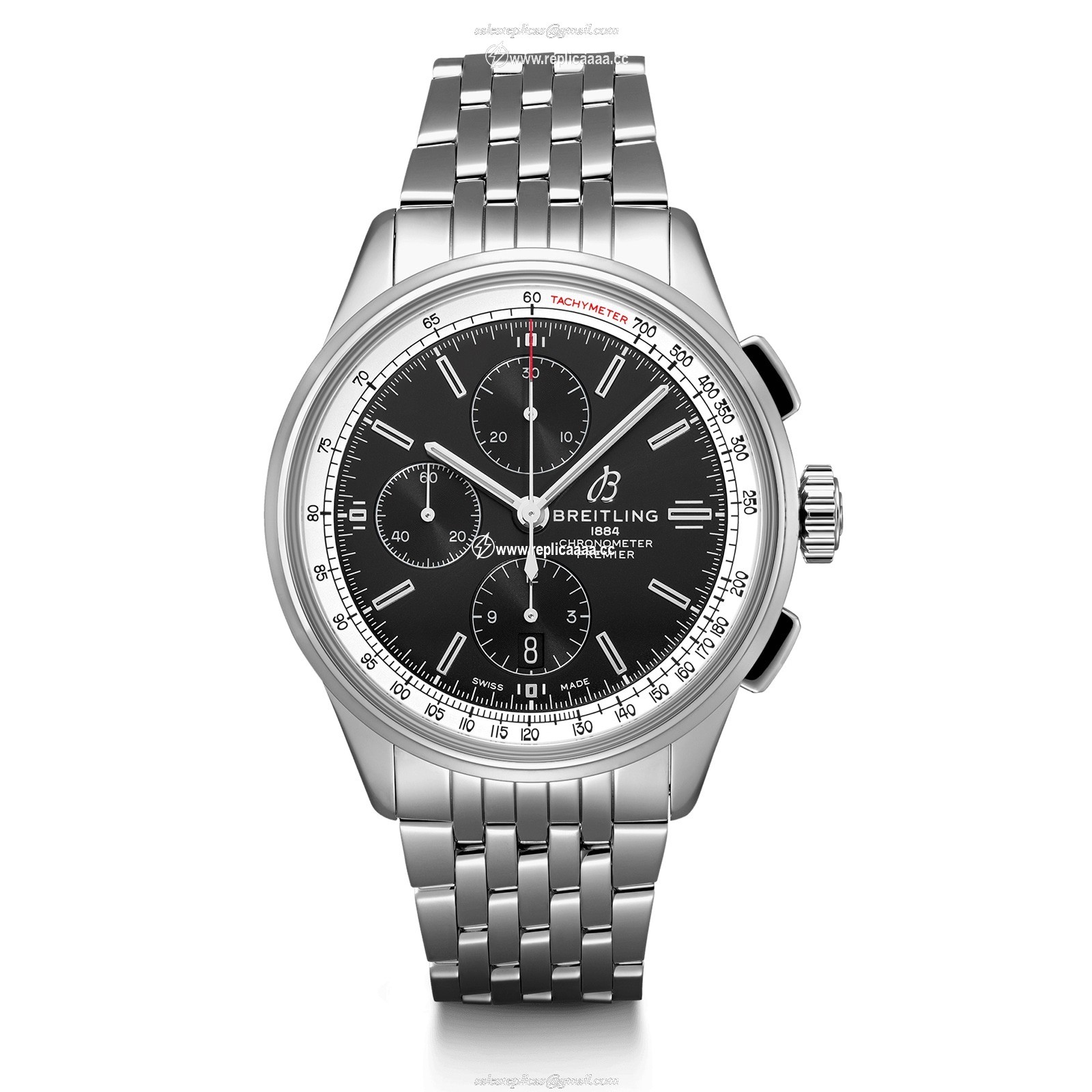 Breitling Premier Chronograph 42 Stainless Steel details A13315351B1A1 1 Breitling Premier Chronograph 42 Stainless Steel details A13315351B1A1