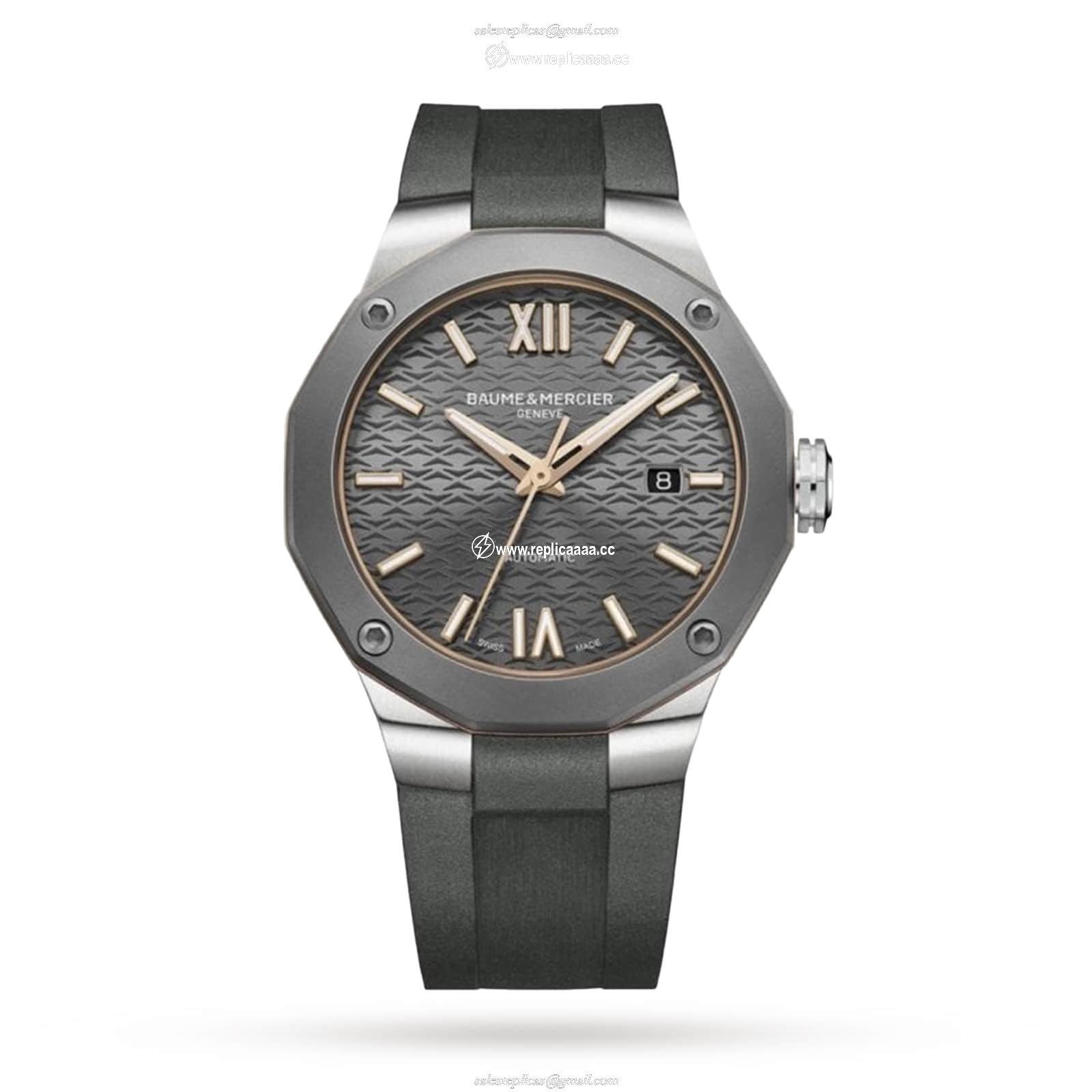 Baume & Mercier Riviera 42mm Mens details Grey BM0A10660