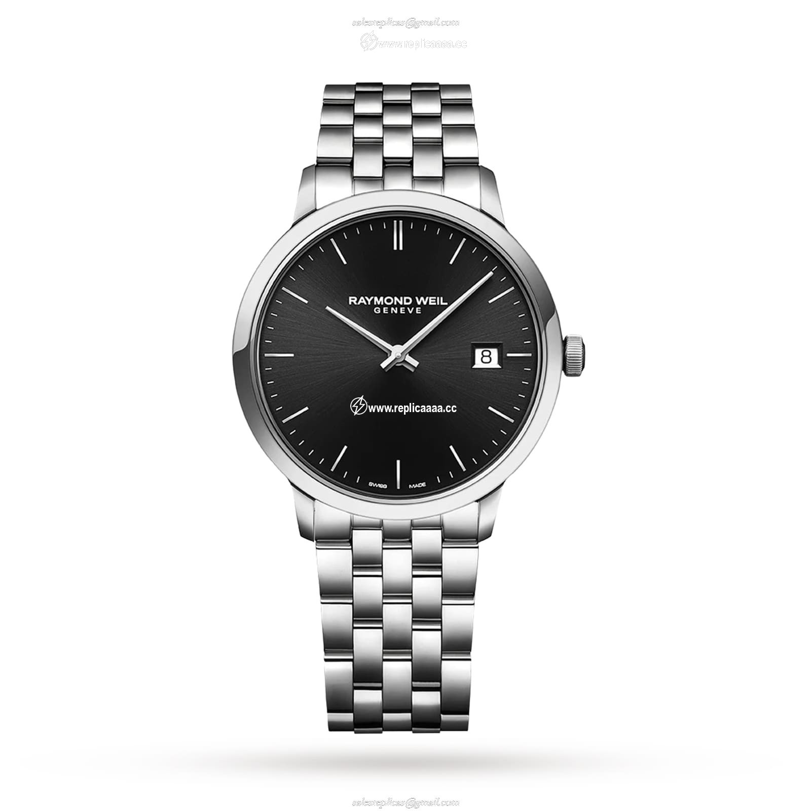 Raymond Weil Toccata 39mm Mens details Black 5485-ST-20001 1 Raymond Weil Toccata 39mm Mens details Black 5485-ST-20001