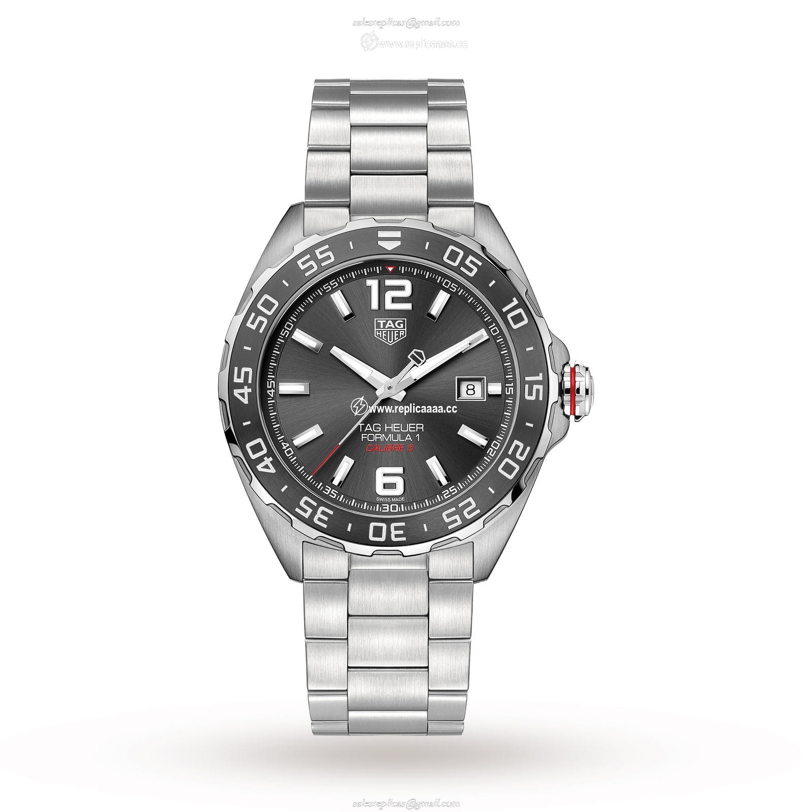 TAG Heuer Formula 1 Calibre 5 Automatic Date 43mm Mens details WAZ2011.BA0842