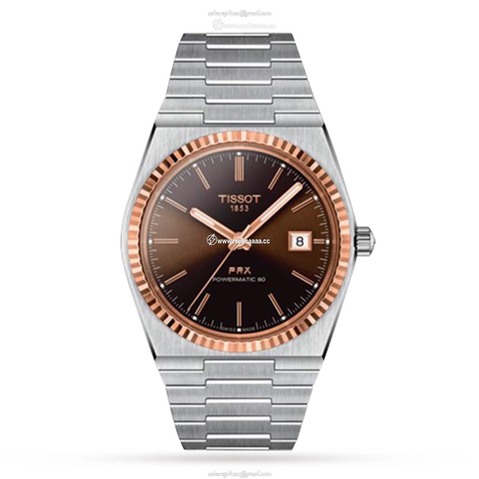 Tissot PRX Powermatic 80 40mm Mens details T9314074129100 1 Tissot PRX Powermatic 80 40mm Mens details T9314074129100