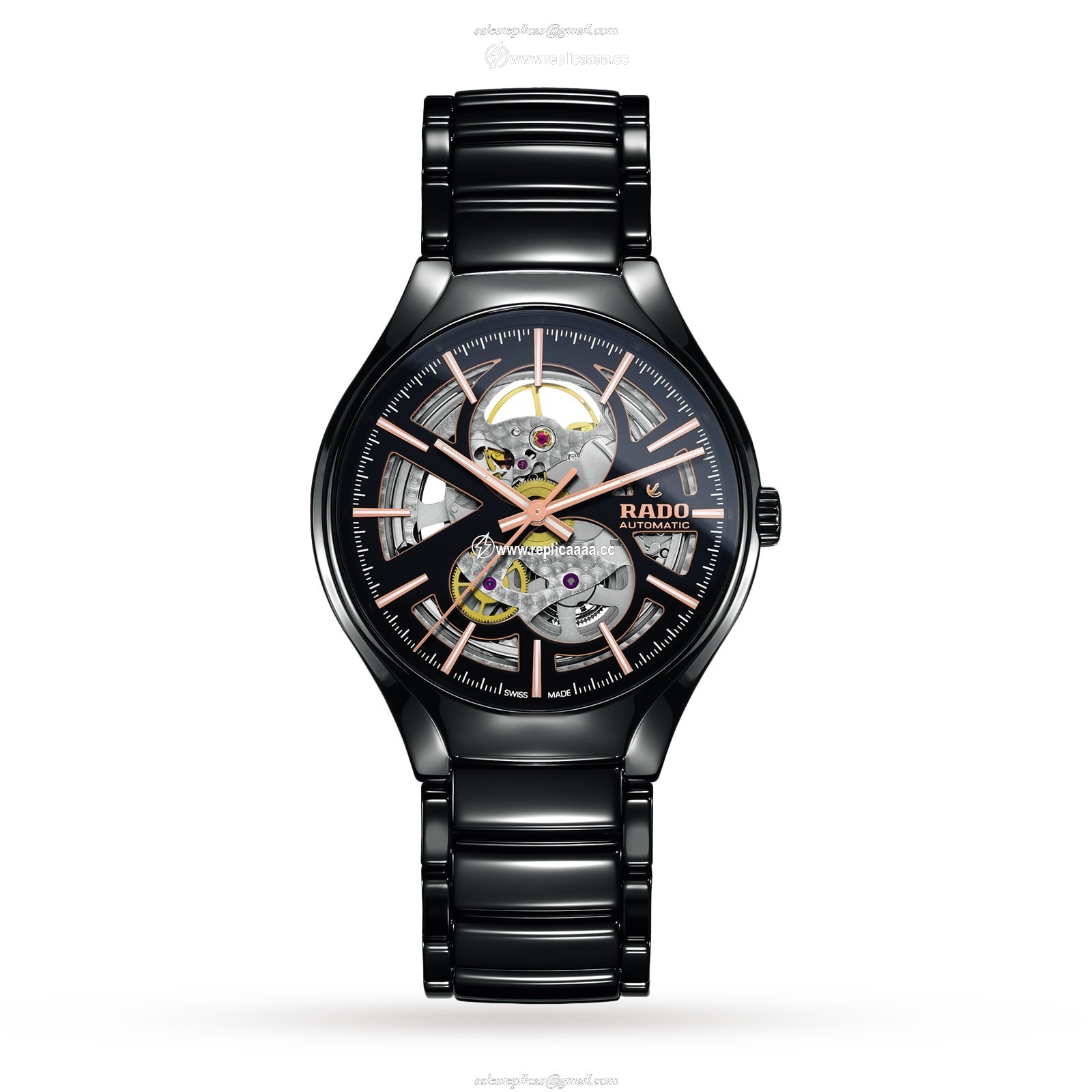 Rado True Skeleton 40mm Unisex details R27100162 1 Rado True Skeleton 40mm Unisex details R27100162