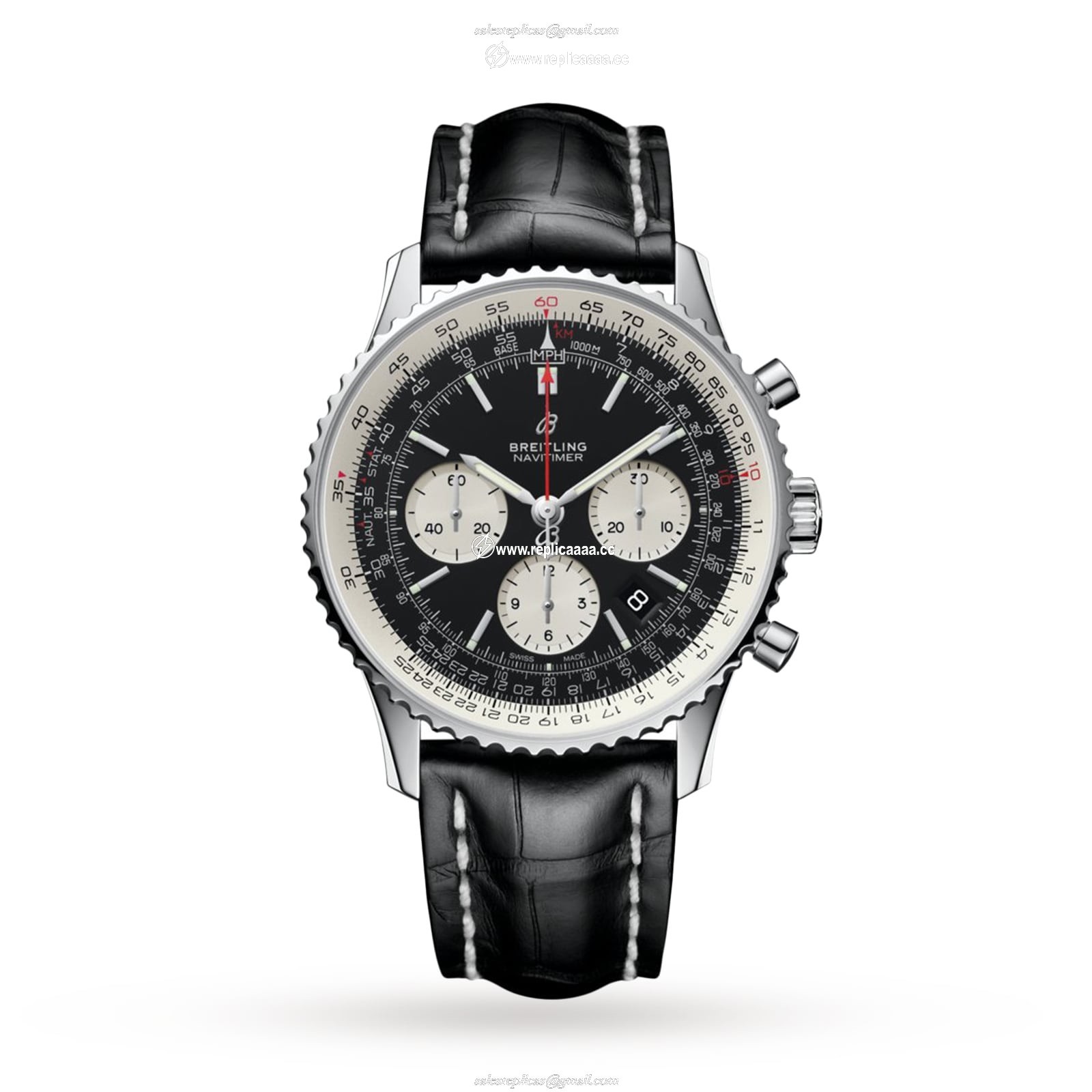 Breitling Navitimer B01 Chronograph 43 Stainless Steel details AB0121211B1P1
