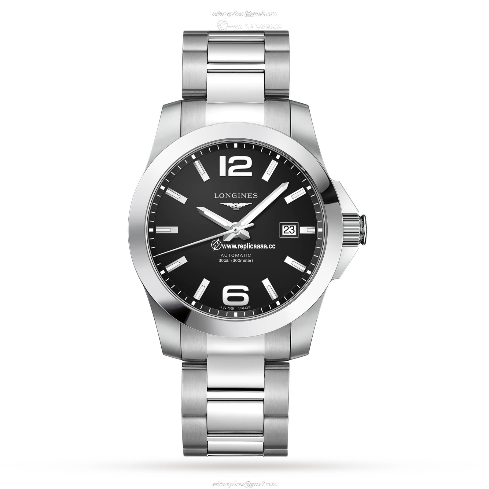 Longines Conquest 41mm Mens details L37774586 1 Longines Conquest 41mm Mens details L37774586