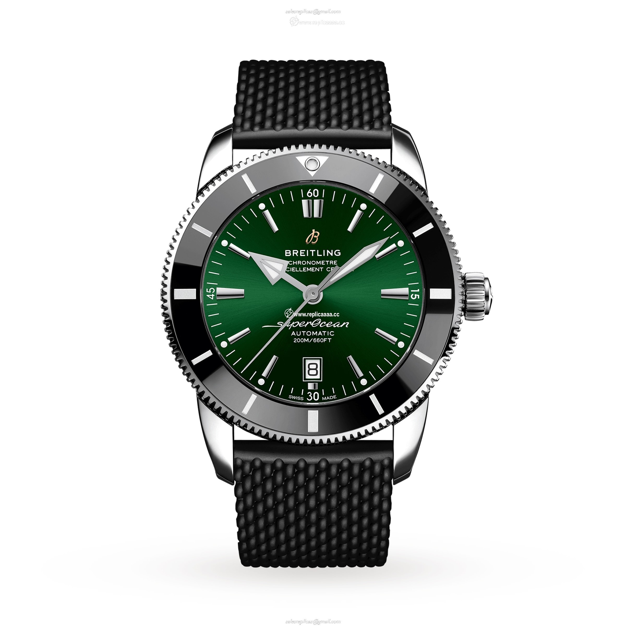 Breitling Superocean Heritage B20 Automatic 46 Stainless Steel Rubber Strap details AB2020121L1S1 1 Breitling Superocean Heritage B20 Automatic 46 Stainless Steel Rubber Strap details AB2020121L1S1