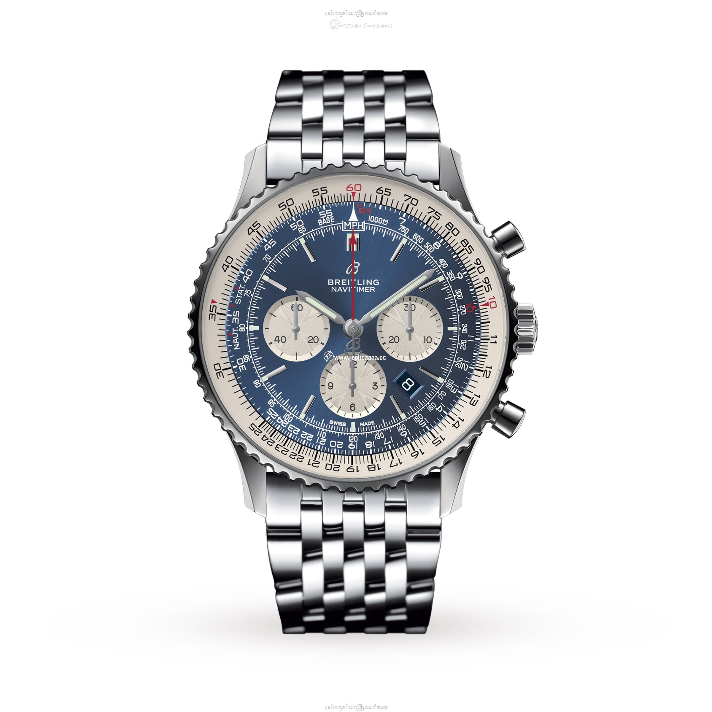 Breitling Navitimer B01 Chronograph 46 Stainless Steel details AB0127211C1A1