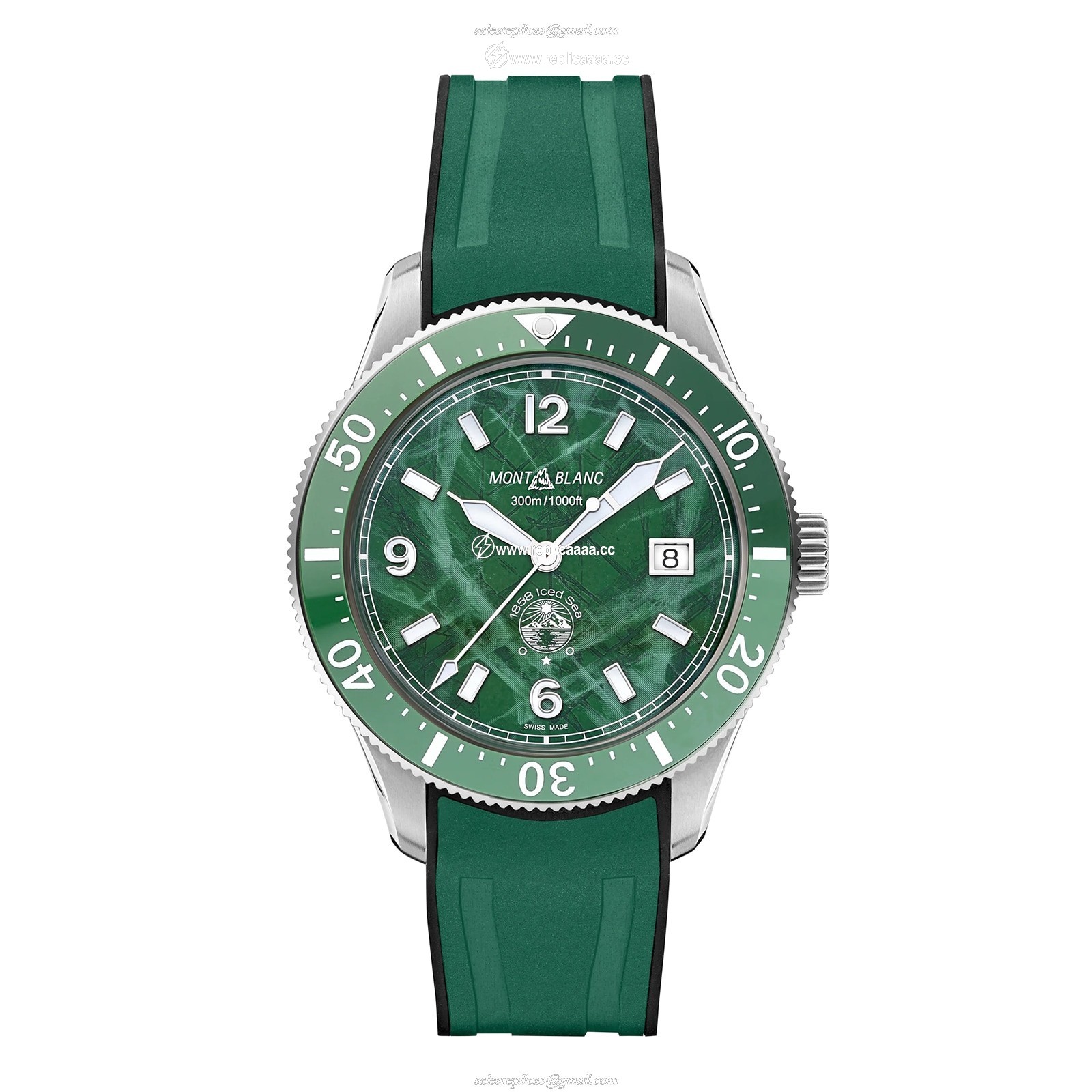 Montblanc 1858 Iced Sea Automatic Date 41mm 131450 1 Montblanc 1858 Iced Sea Automatic Date 41mm 131450