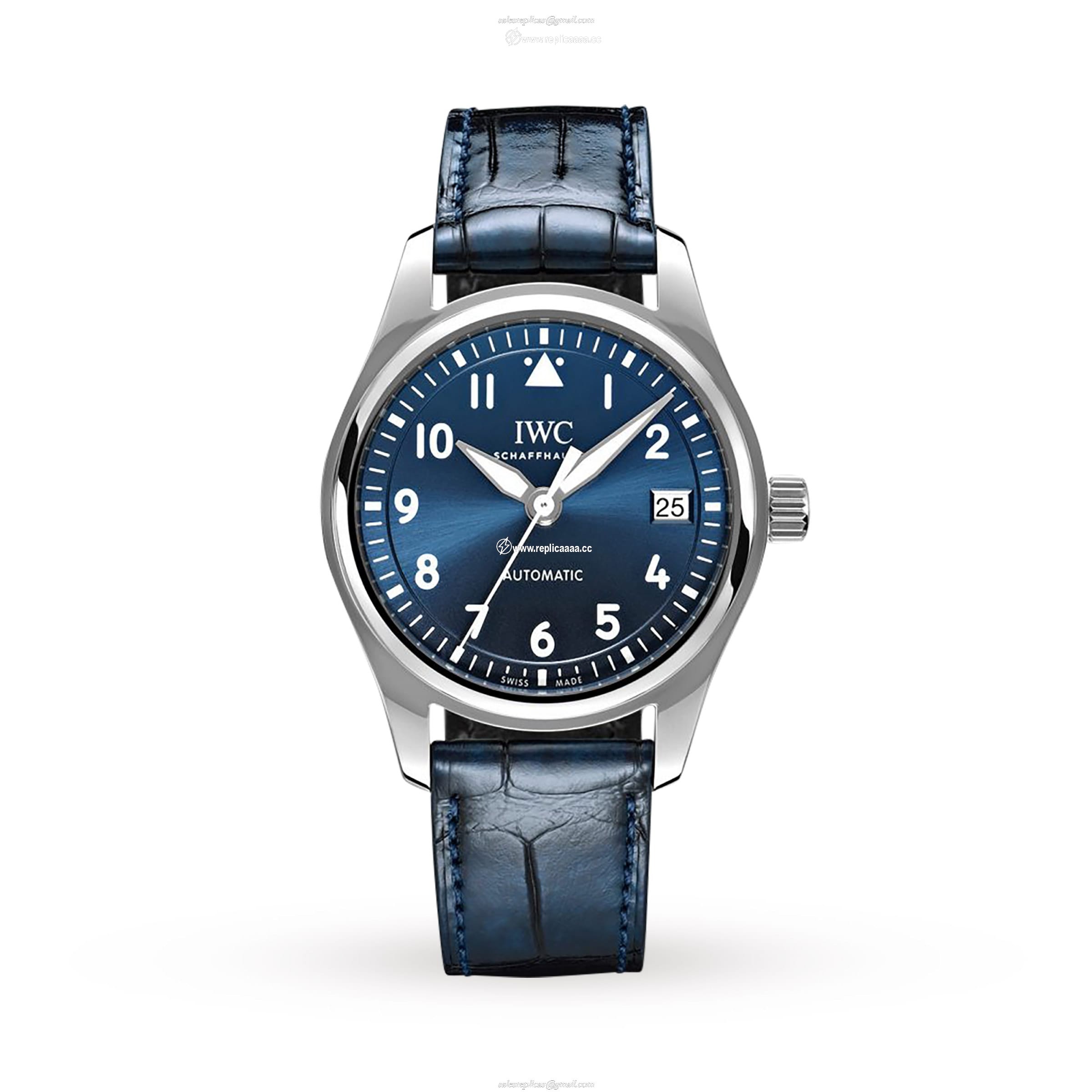 IWC Pilot's 36mm Mens details IW324008 1 IWC Pilot's 36mm Mens details IW324008