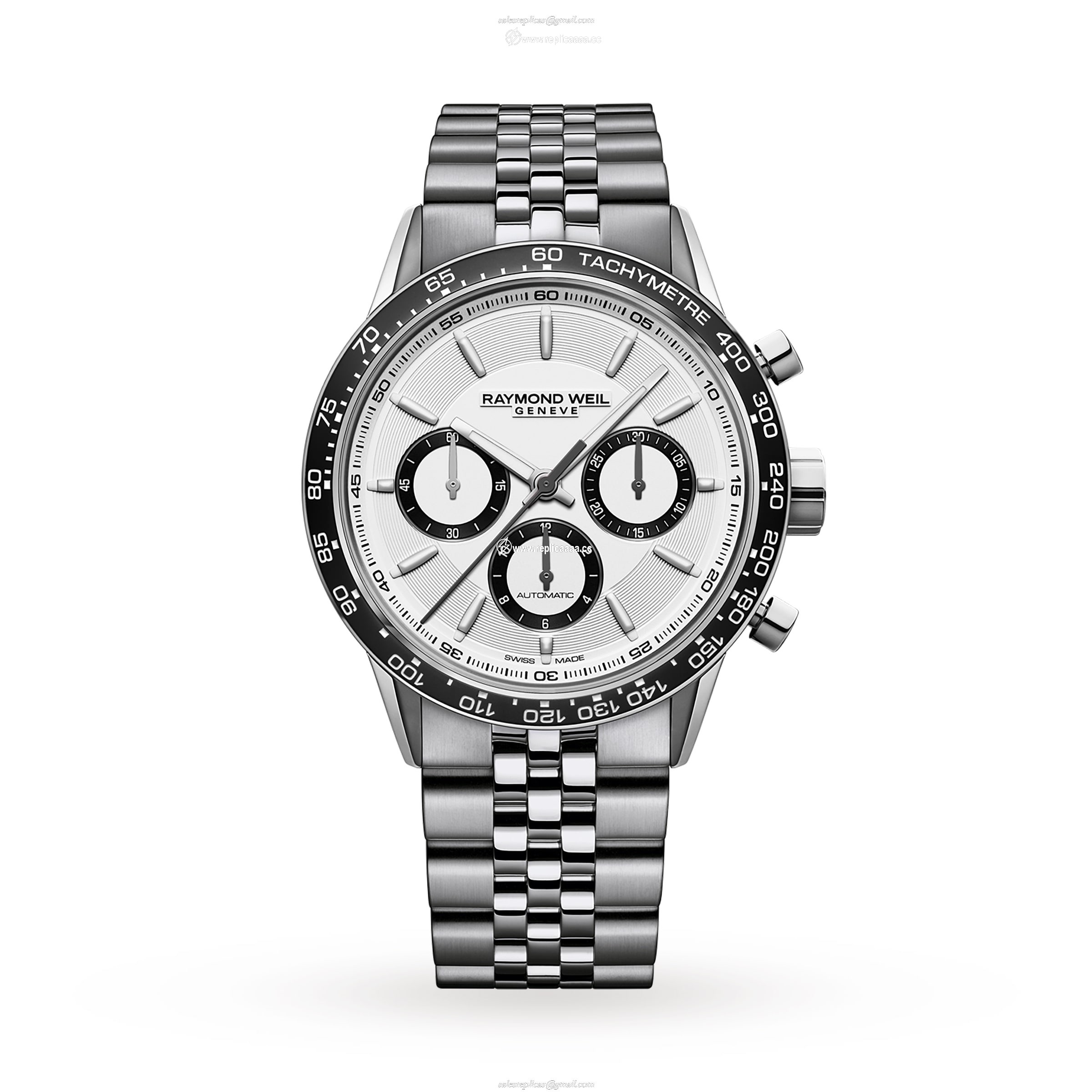 Raymond Weil Freelancer 43.5mm Mens details White 7741-ST1-30021