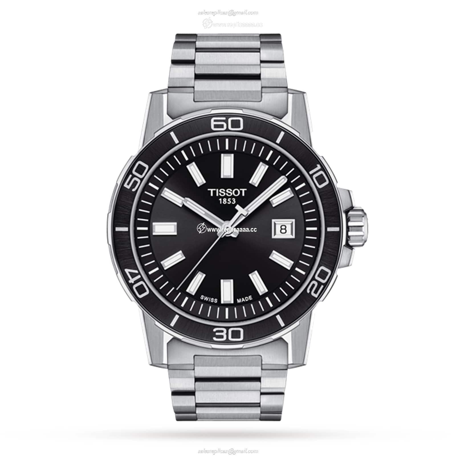 Tissot Supersport Gent 44mm Mens details T1256101105100