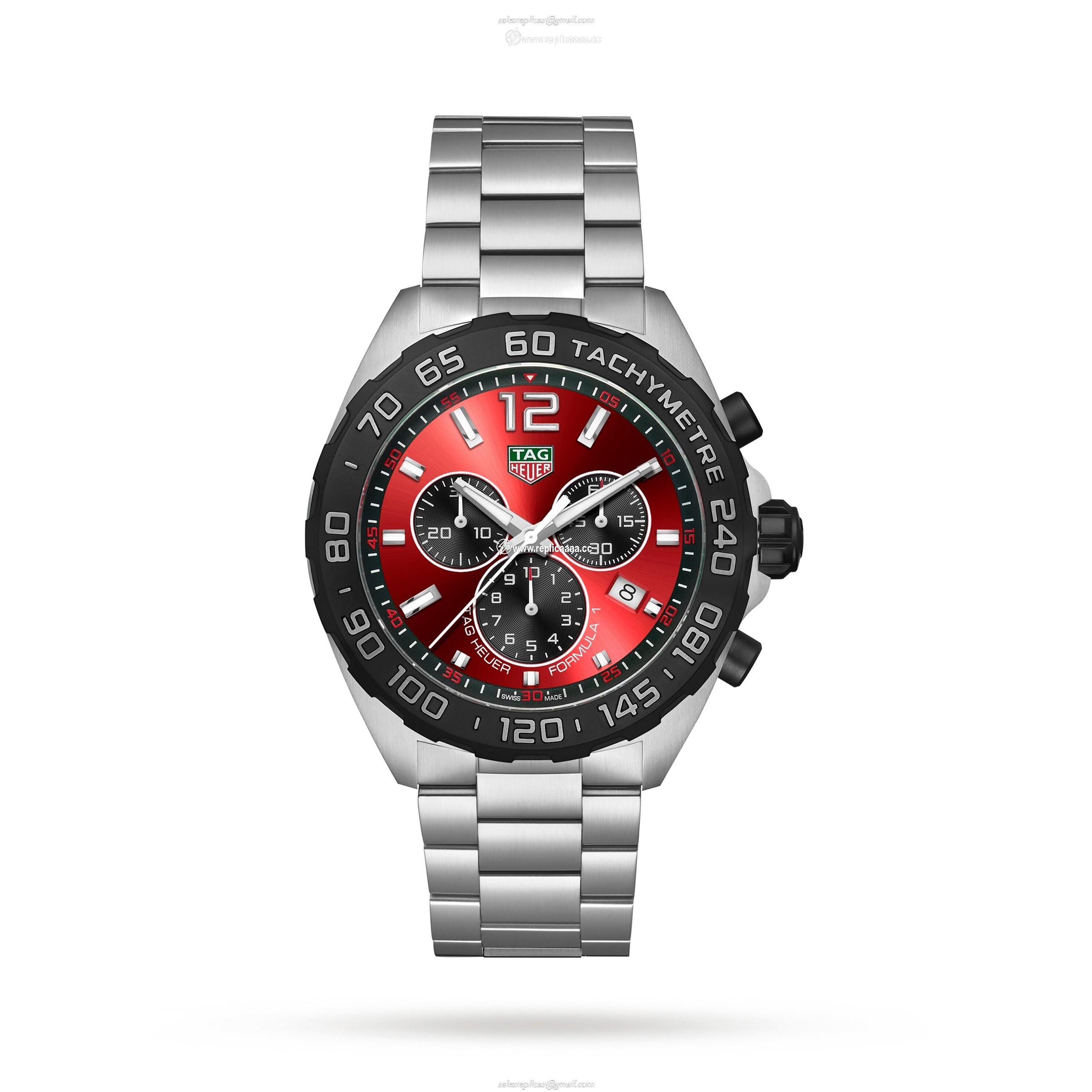 TAG Heuer Formula 1 Quartz Chronograph 200M 43mm Mens details Red CAZ101AN.BA0842 1 TAG Heuer Formula 1 Quartz Chronograph 200M 43mm Mens details Red CAZ101AN.BA0842