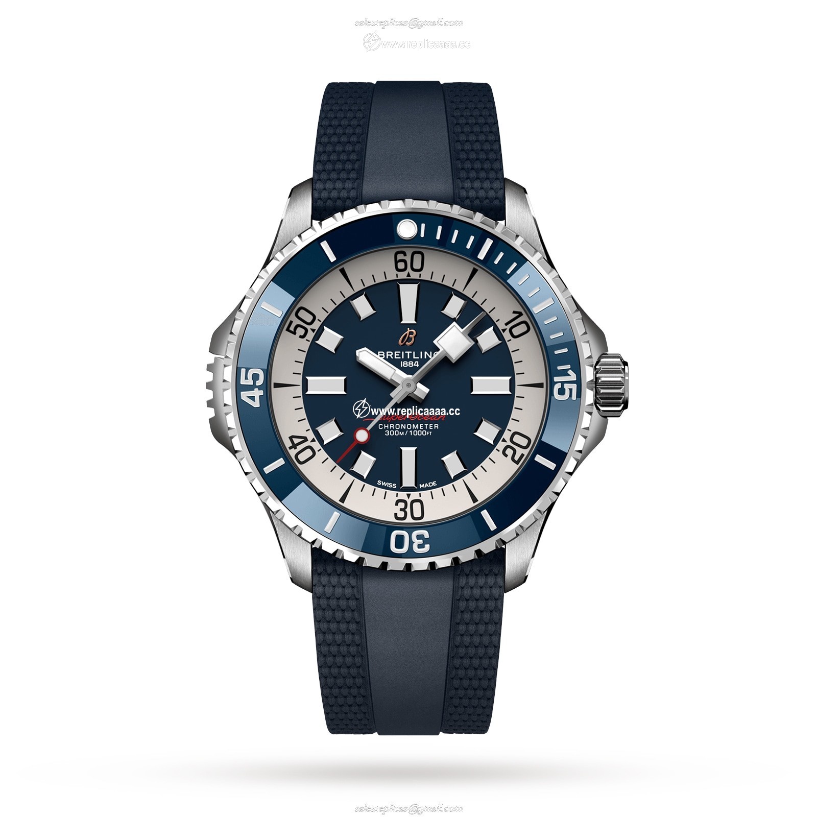 Breitling Superocean Automatic 46 Stainless Steel details A17378E71C1S1 1 Breitling Superocean Automatic 46 Stainless Steel details A17378E71C1S1