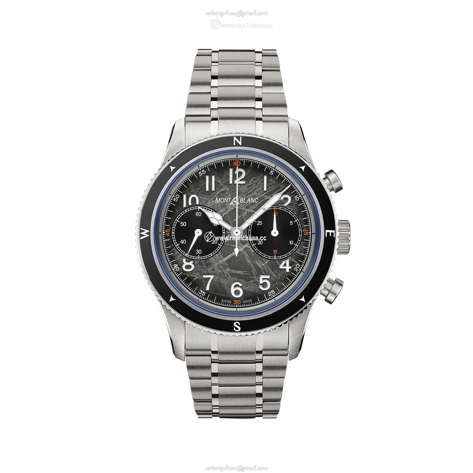 Montblanc 1858 Automatic Chronograph 0 Oxygen The 8000 42mm Mens details 130983