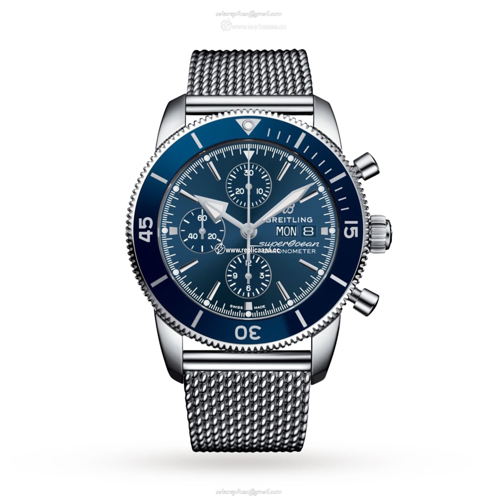 Breitling Superocean Heritage Chronograph 44 Stainless Steel details A13313161C1A1 1 Breitling Superocean Heritage Chronograph 44 Stainless Steel details A13313161C1A1