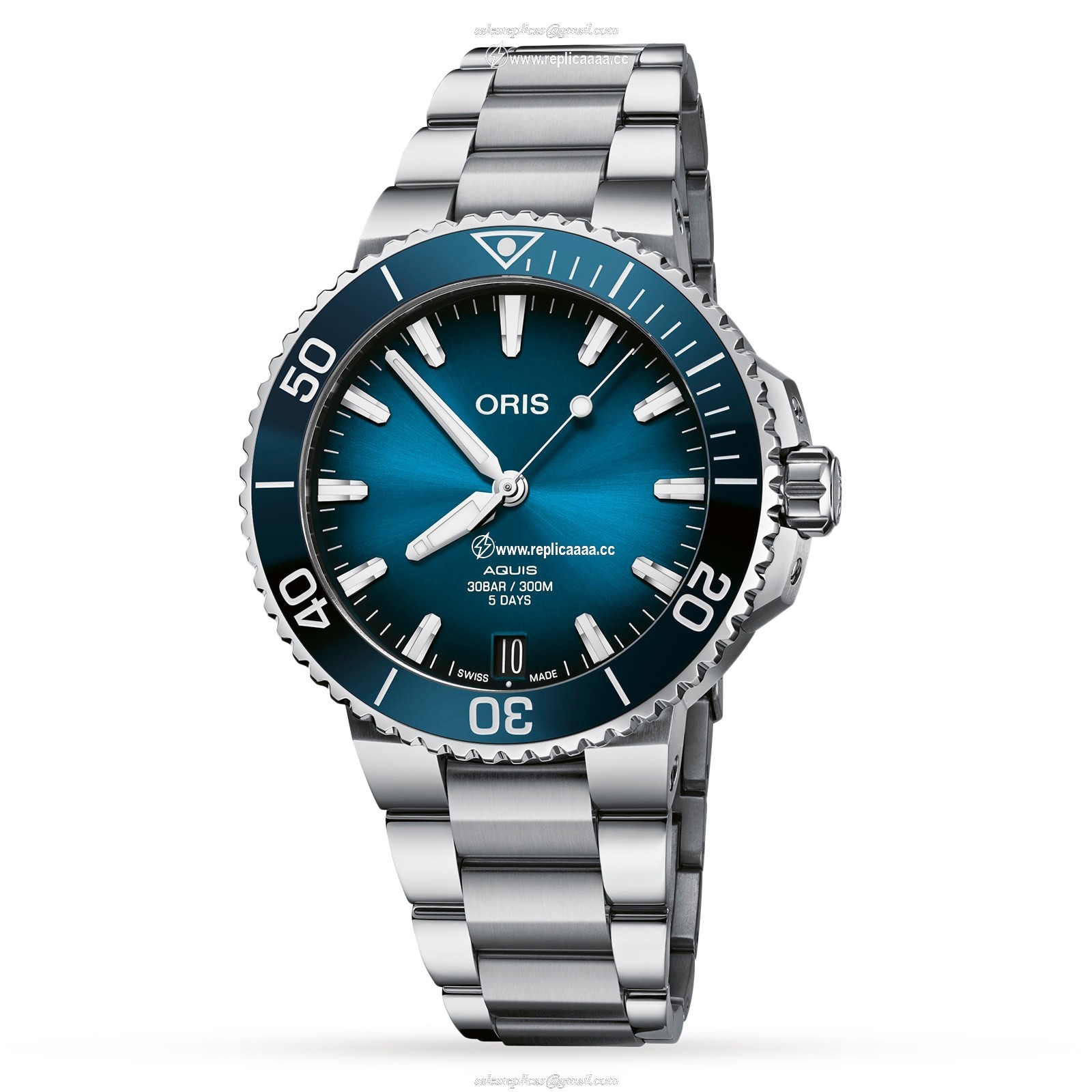 Oris Diver Calibre 400 41.5mm Mens details 01 400 7769 4135-07 8 22 09PEB