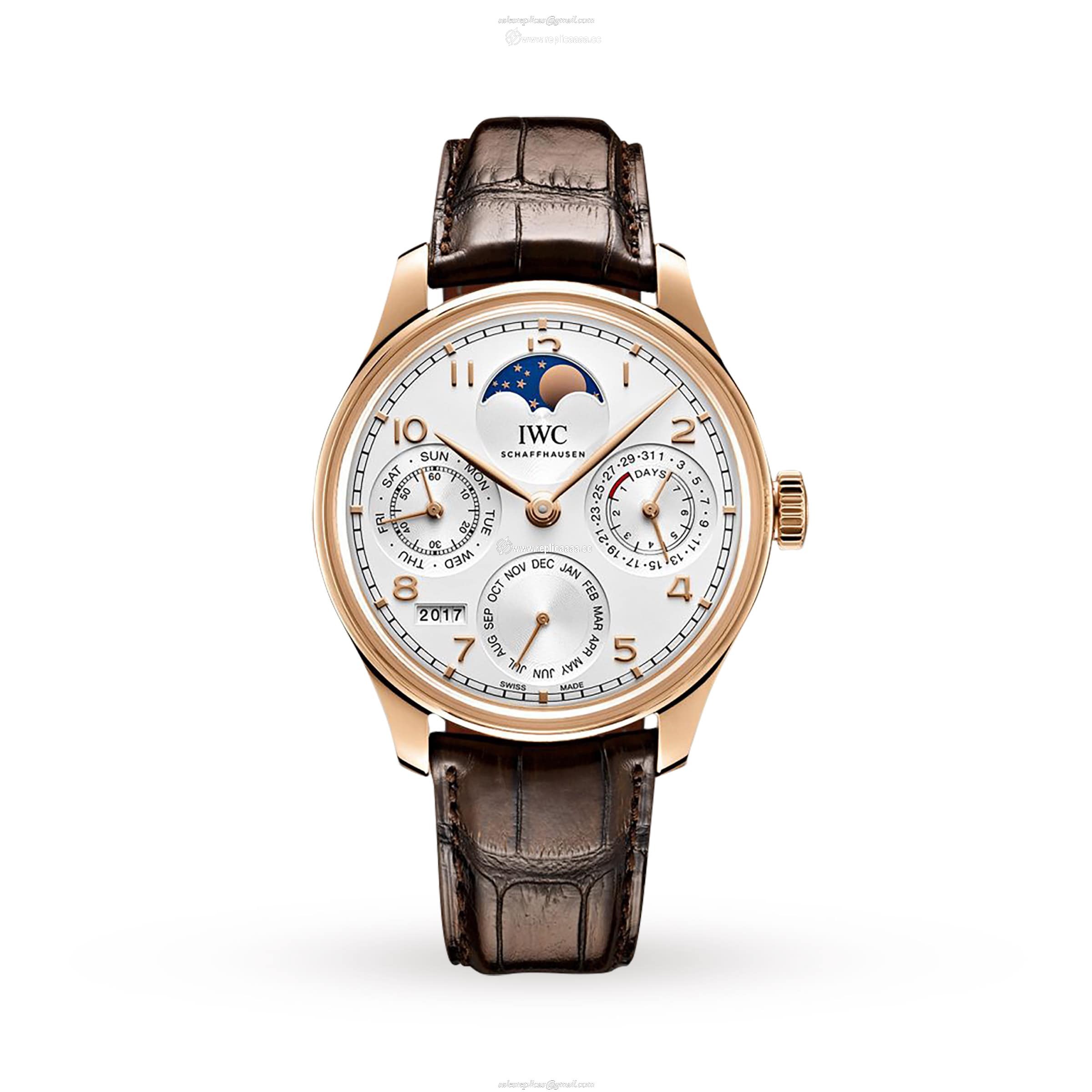 IWC Portugieser Perpetual Calendar 44mm Mens details IW503302 1 IWC Portugieser Perpetual Calendar 44mm Mens details IW503302