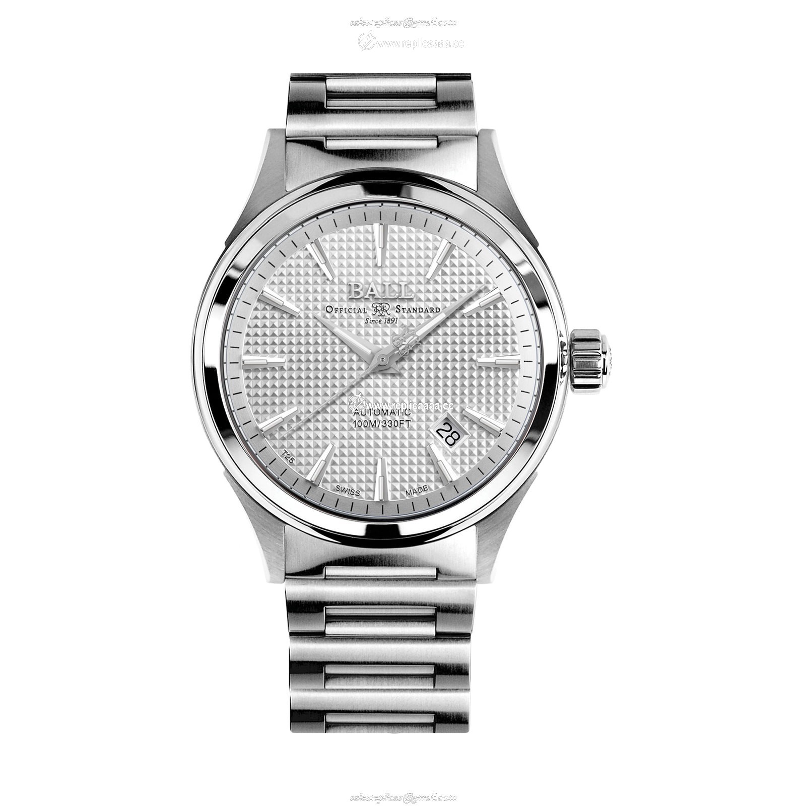 BALL Fireman Victory 40mm Mens details Silver NM2098C-S5J-SL