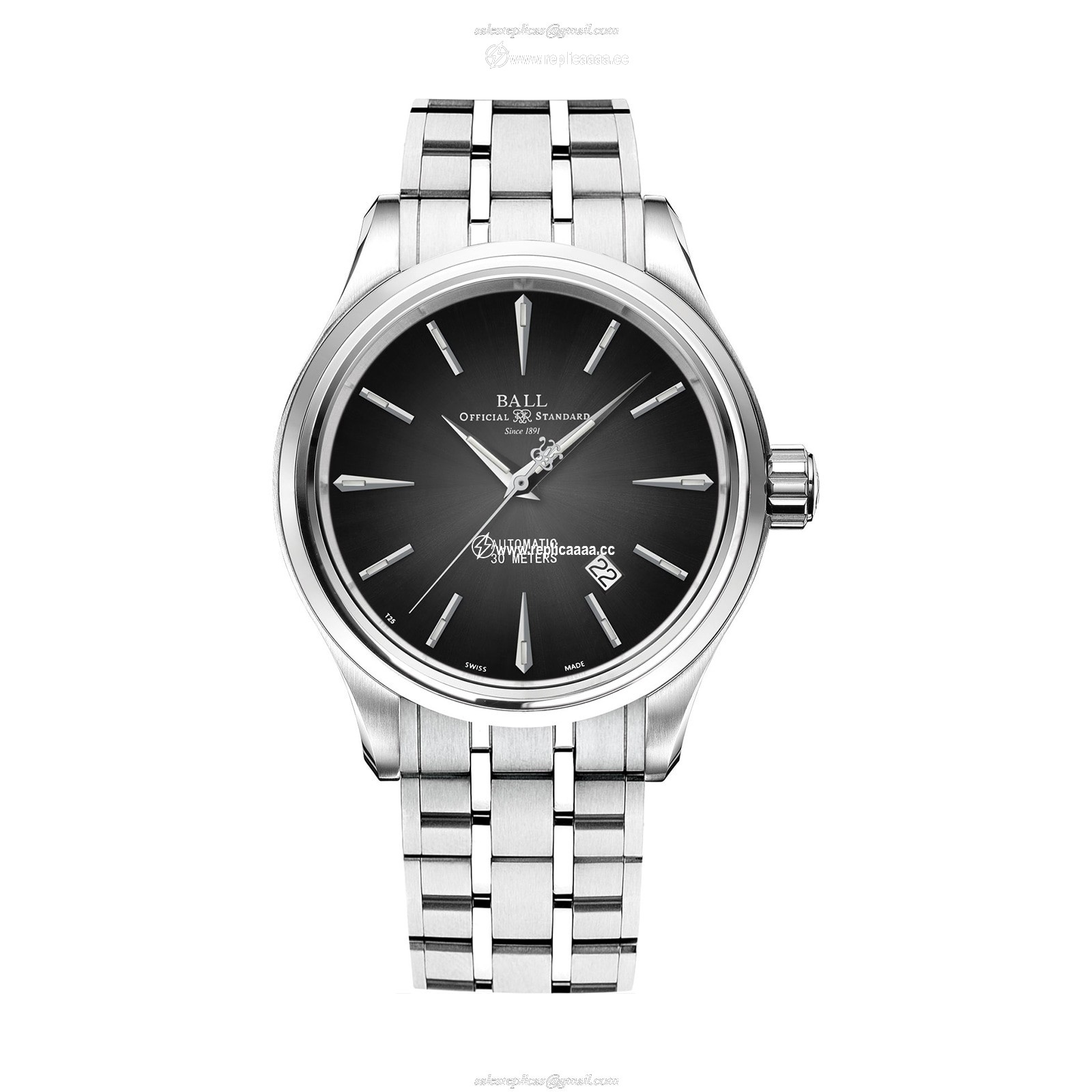 BALL Trainmaster Legend 40mm Mens details Black NM9080D-S1J-BK