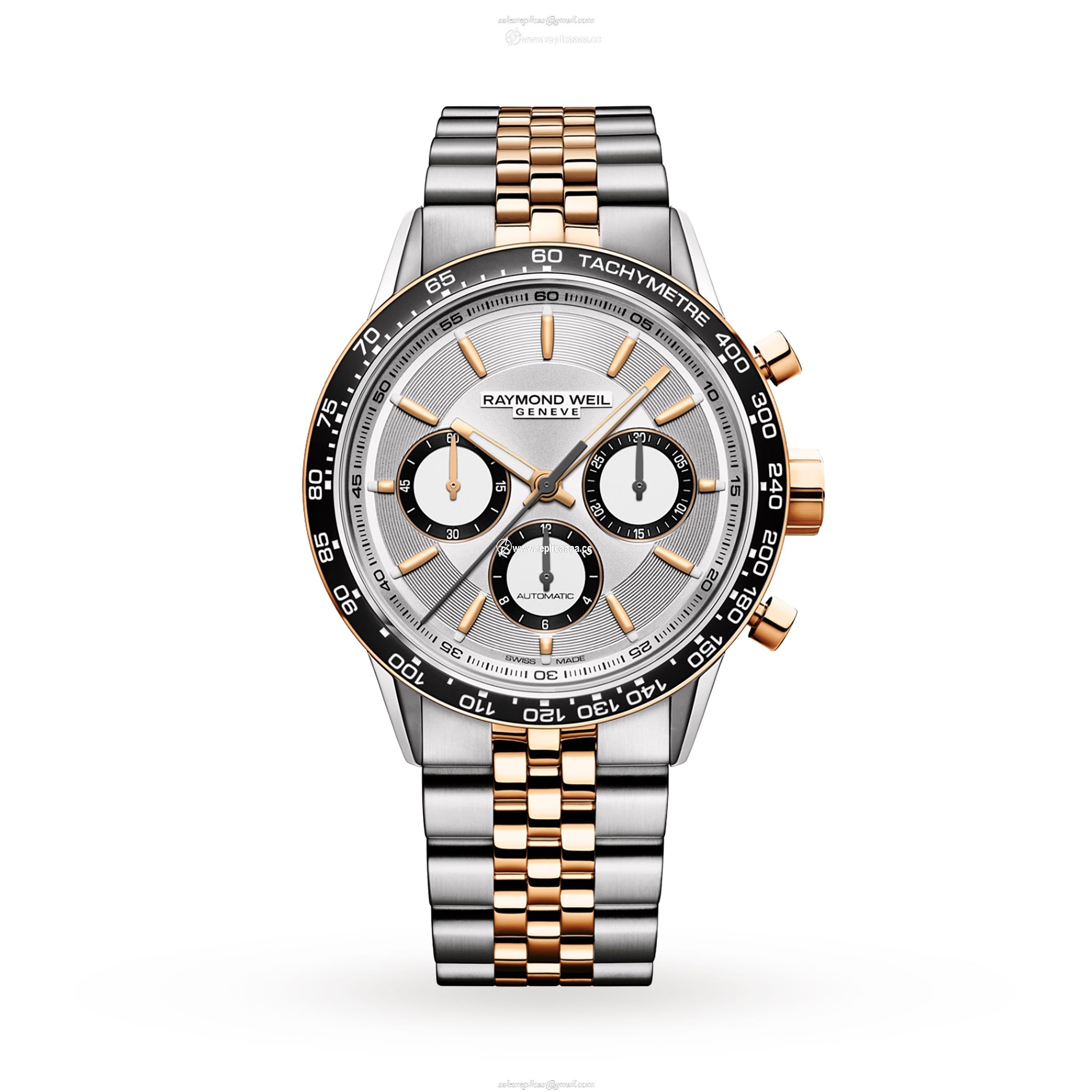 Raymond Weil Freelancer 43.5mm Mens details Silver 7741-SP5-65021