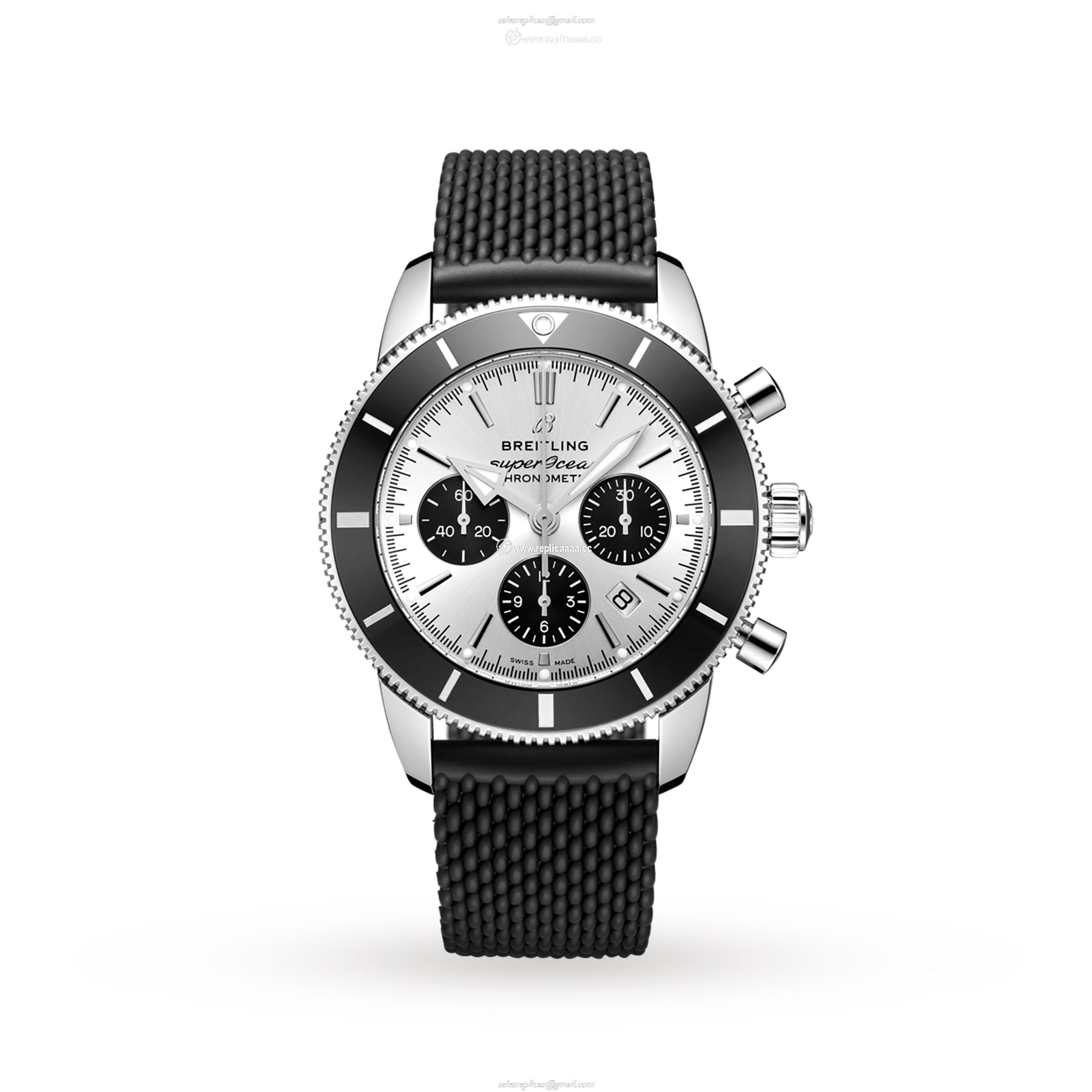 Breitling Superocean Heritage B01 Chronograph 44 Stainless Steel details AB0162121G1S1