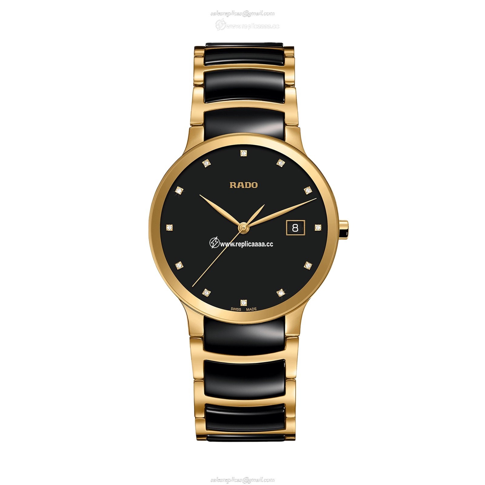 Rado Centrix 38mm Quartz Mens details R30527762