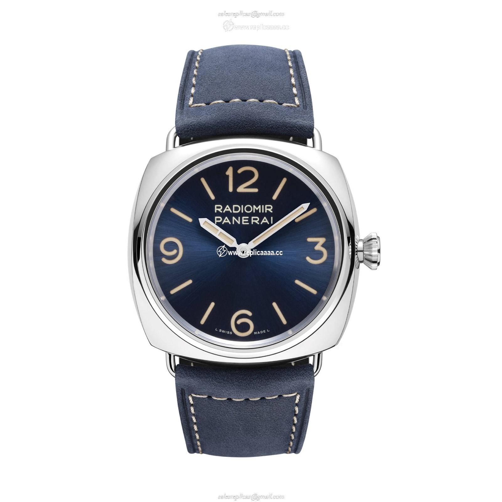 Panerai Radiomir Officine 45mm Mens details Blue PAM01383