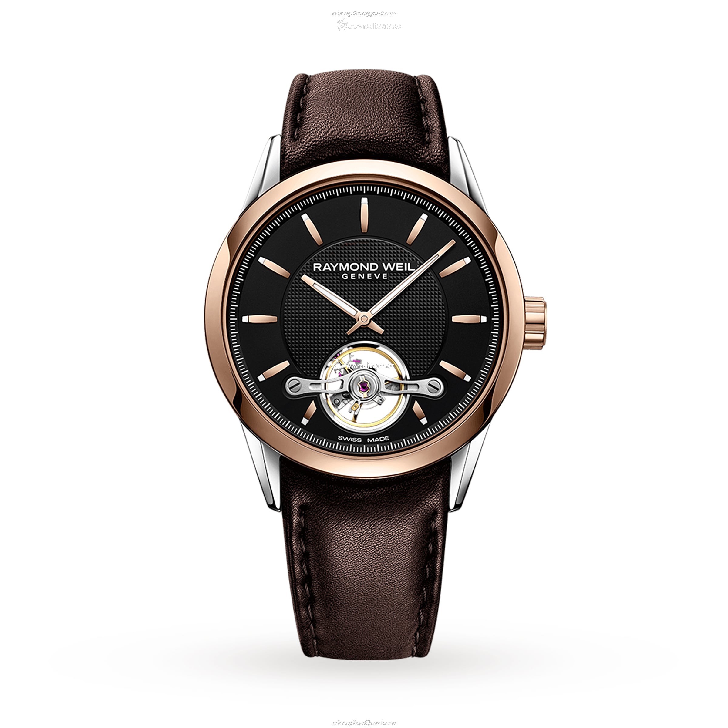 Raymond Weil Freelancer 42mm Mens details Black 2780-SC5-20001