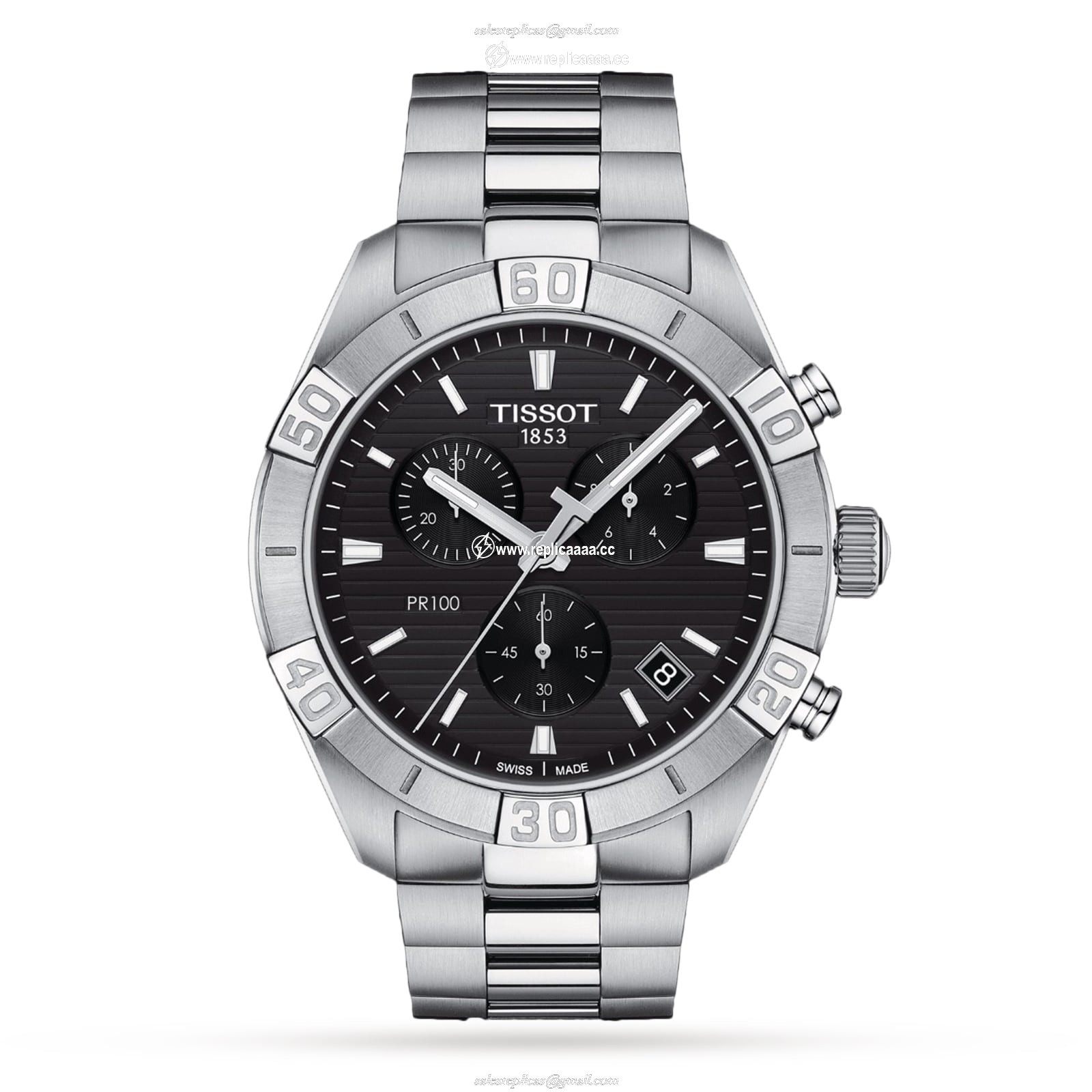 Tissot PR 100 Sport Chronograph 44mm Mens details T1016171105100 1 Tissot PR 100 Sport Chronograph 44mm Mens details T1016171105100