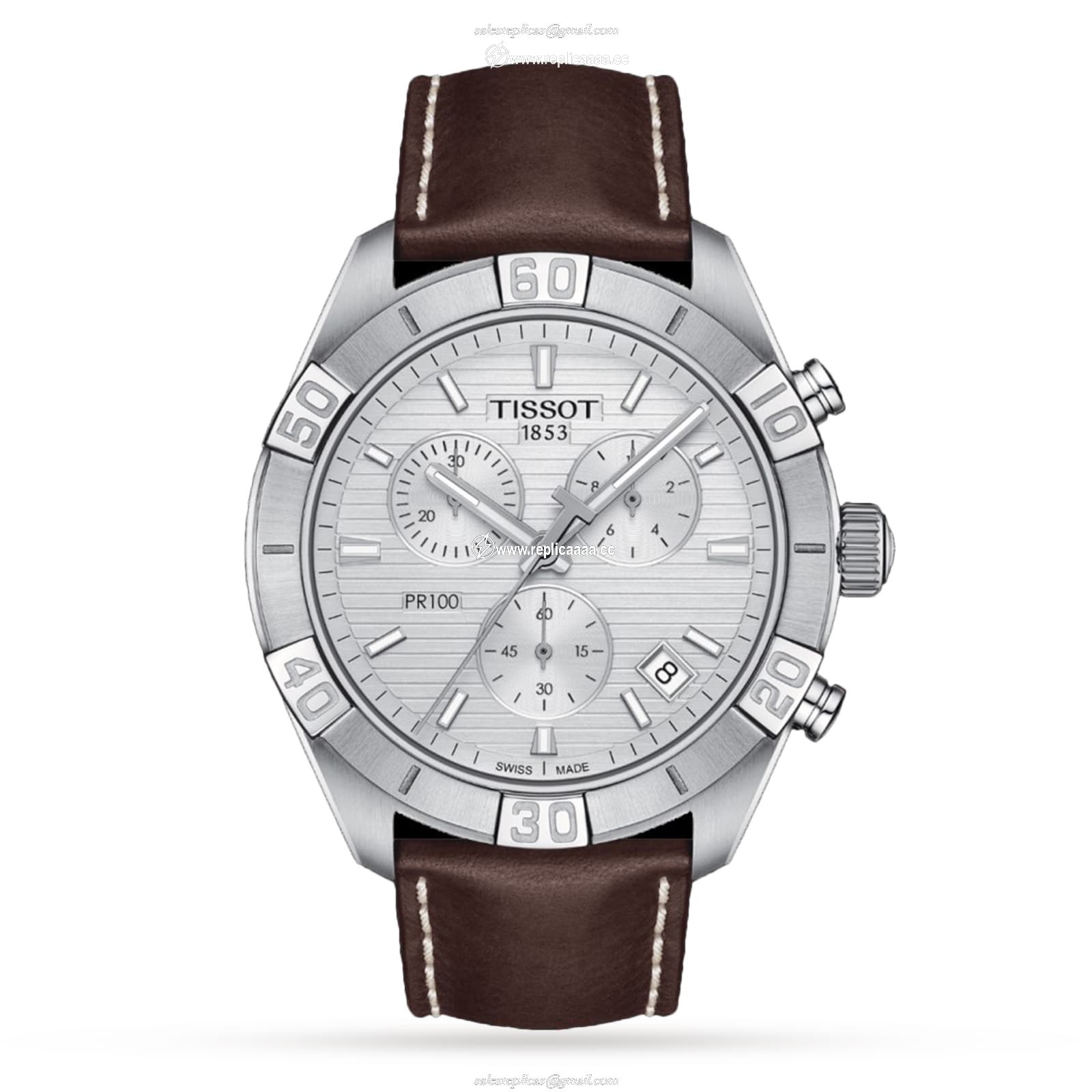 Tissot PR 100 Sport Chronograph 44mm Mens details T1016171603100